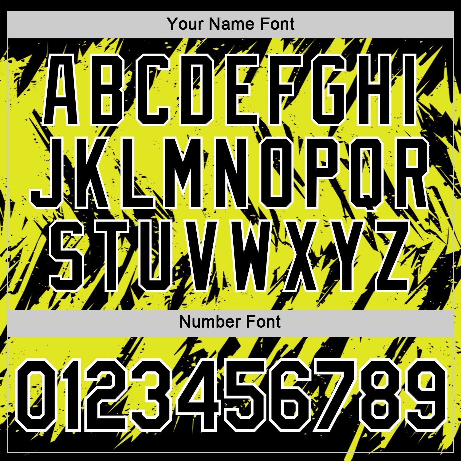 Custom Black Neon Yellow-White Torn Sharp Brush Stroke Splatter Performance T-Shirt view 4