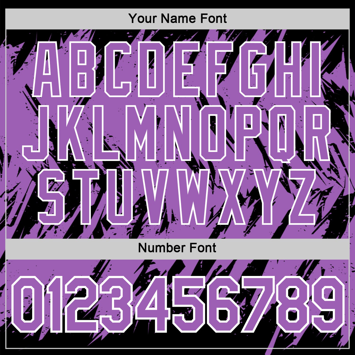 Custom Black Medium Purple-White Torn Sharp Brush Stroke Splatter Performance T-Shirt view 4