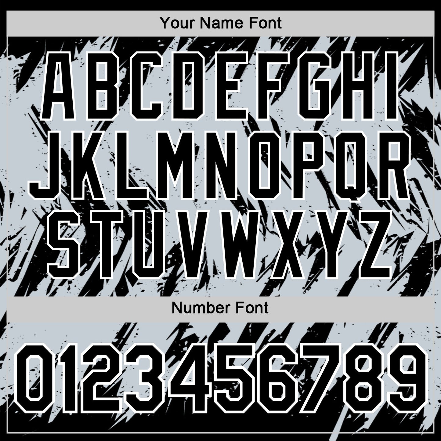 Custom Black Silver-White Torn Sharp Brush Stroke Splatter Performance T-Shirt view 4