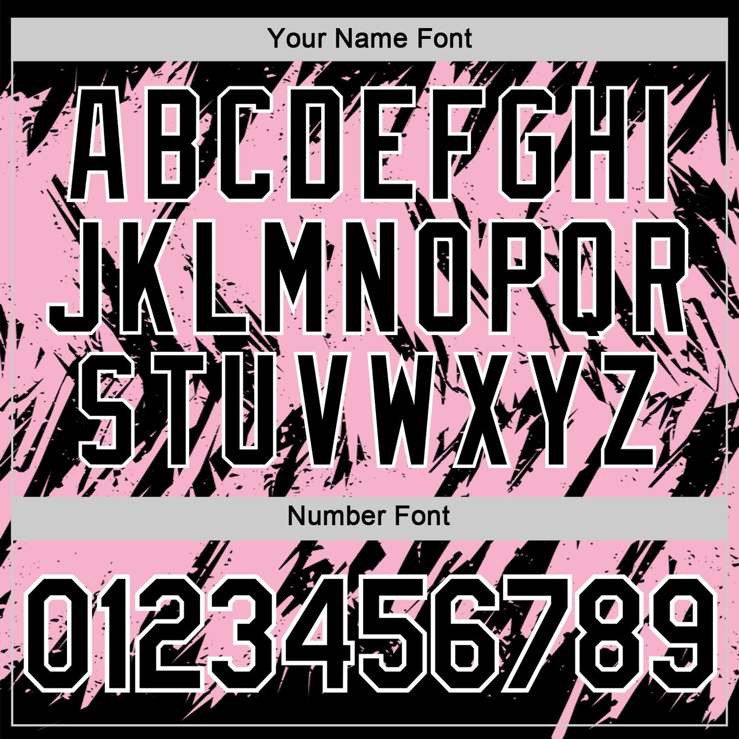 Custom Black Light Pink-White Torn Sharp Brush Stroke Splatter Performance T-Shirt view 4