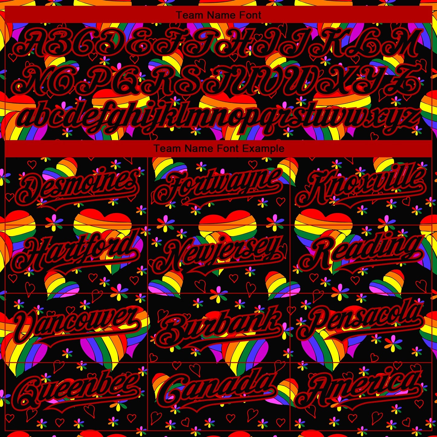 Custom Rainbow For Pride Month Love Is Love LGBT 3D Authentic Baseball Jersey view 4