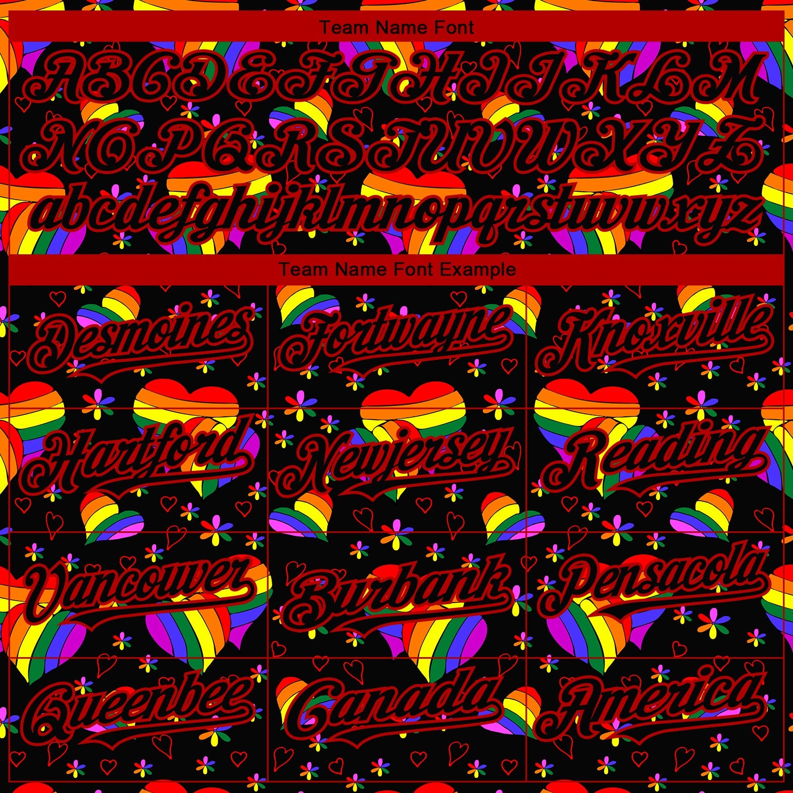 Custom Rainbow For Pride Month Love Is Love LGBT 3D Authentic Baseball Jersey view 4