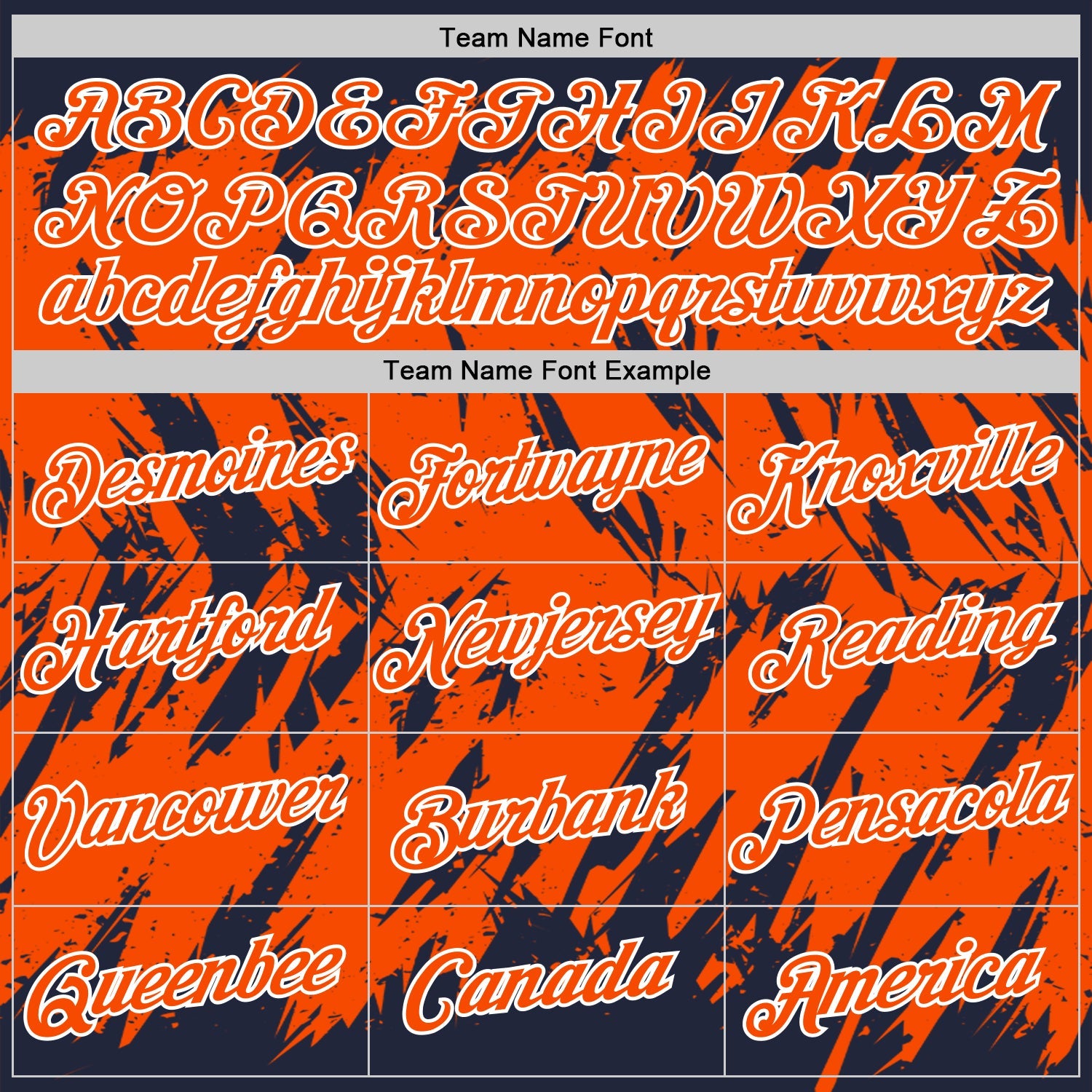 Custom Navy Orange-White Torn Sharp Brush Stroke Splatter Performance T-Shirt view 3