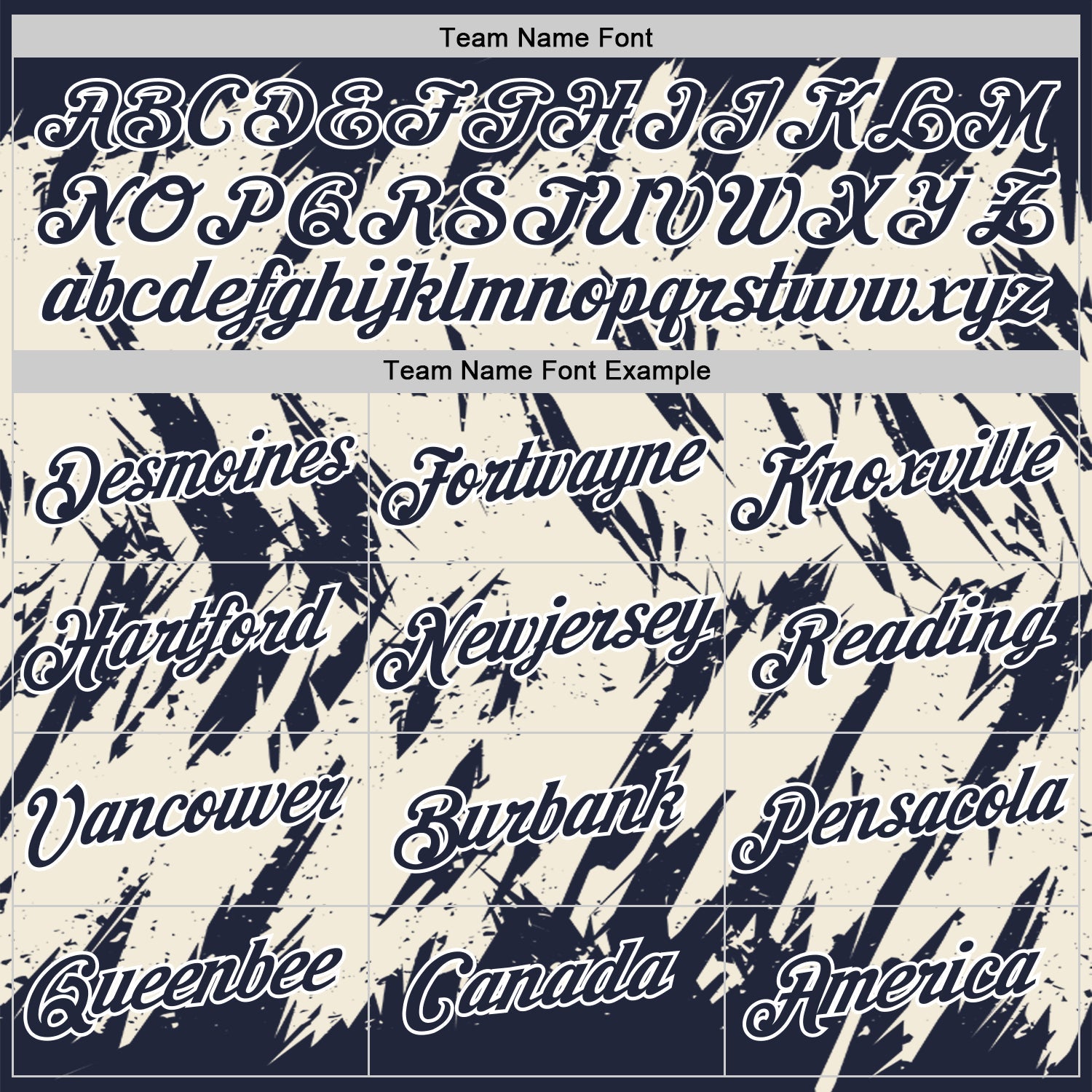 Custom Navy Cream-White Torn Sharp Brush Stroke Splatter Performance T-Shirt view 3