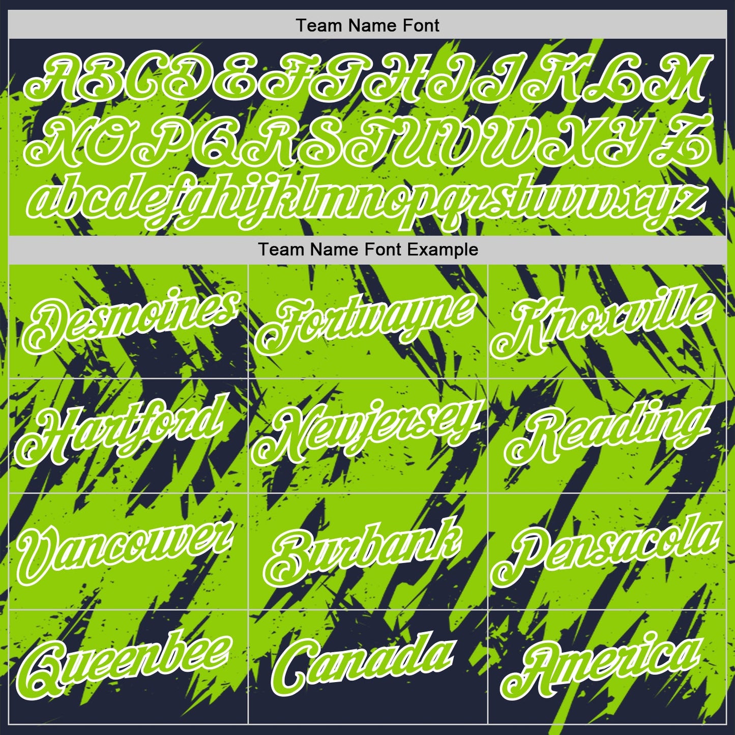 Custom Navy Neon Green-White Torn Sharp Brush Stroke Splatter Performance T-Shirt view 3