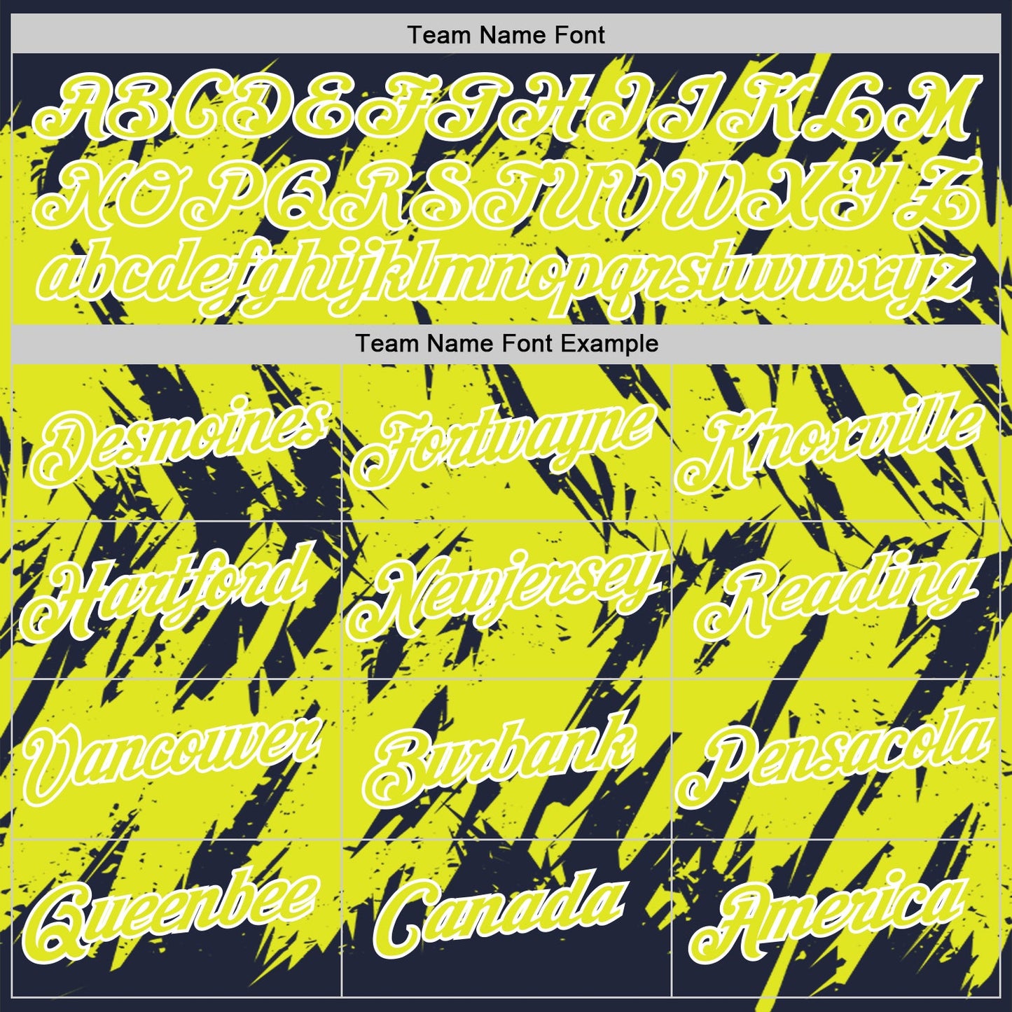 Custom Navy Neon Yellow-White Torn Sharp Brush Stroke Splatter Performance T-Shirt view 3