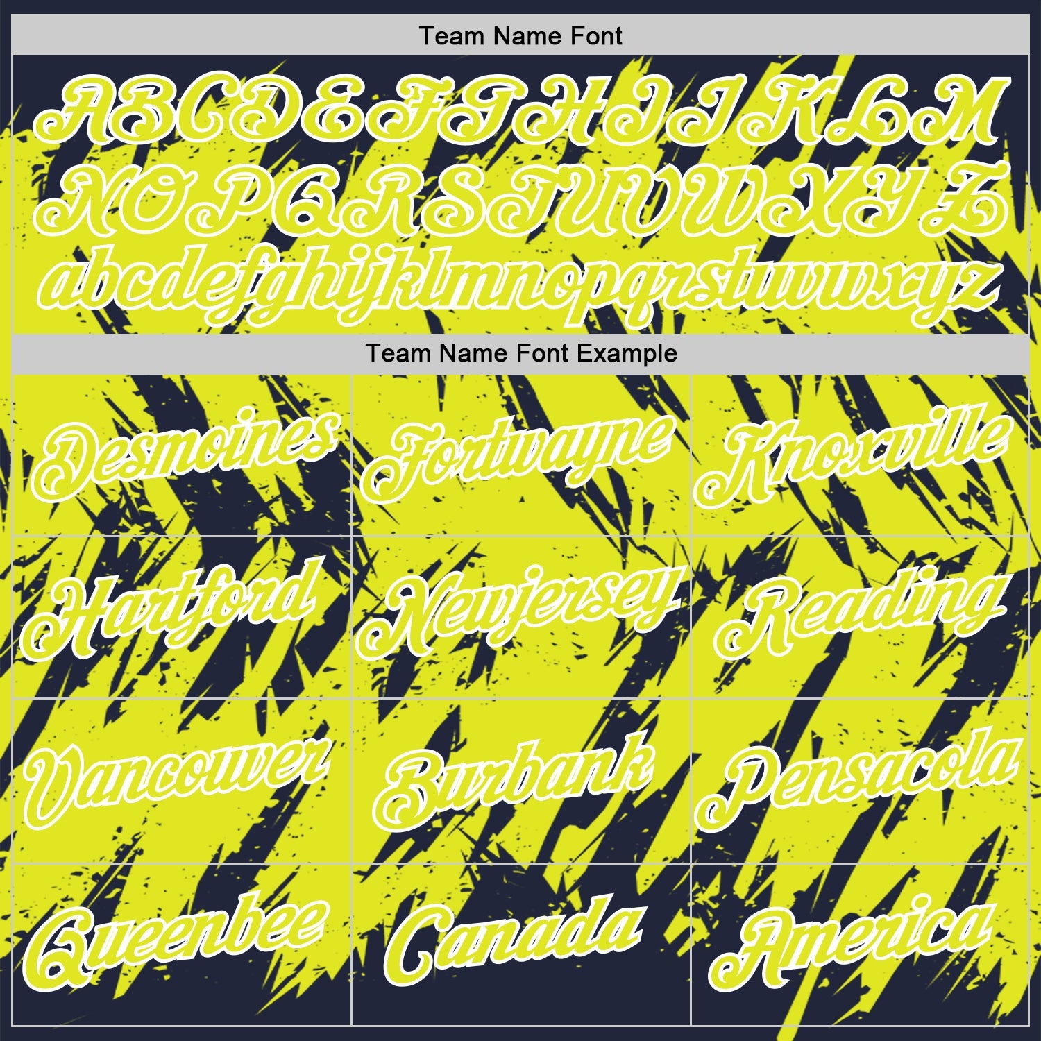 Custom Navy Neon Yellow-White Torn Sharp Brush Stroke Splatter Performance T-Shirt view 3