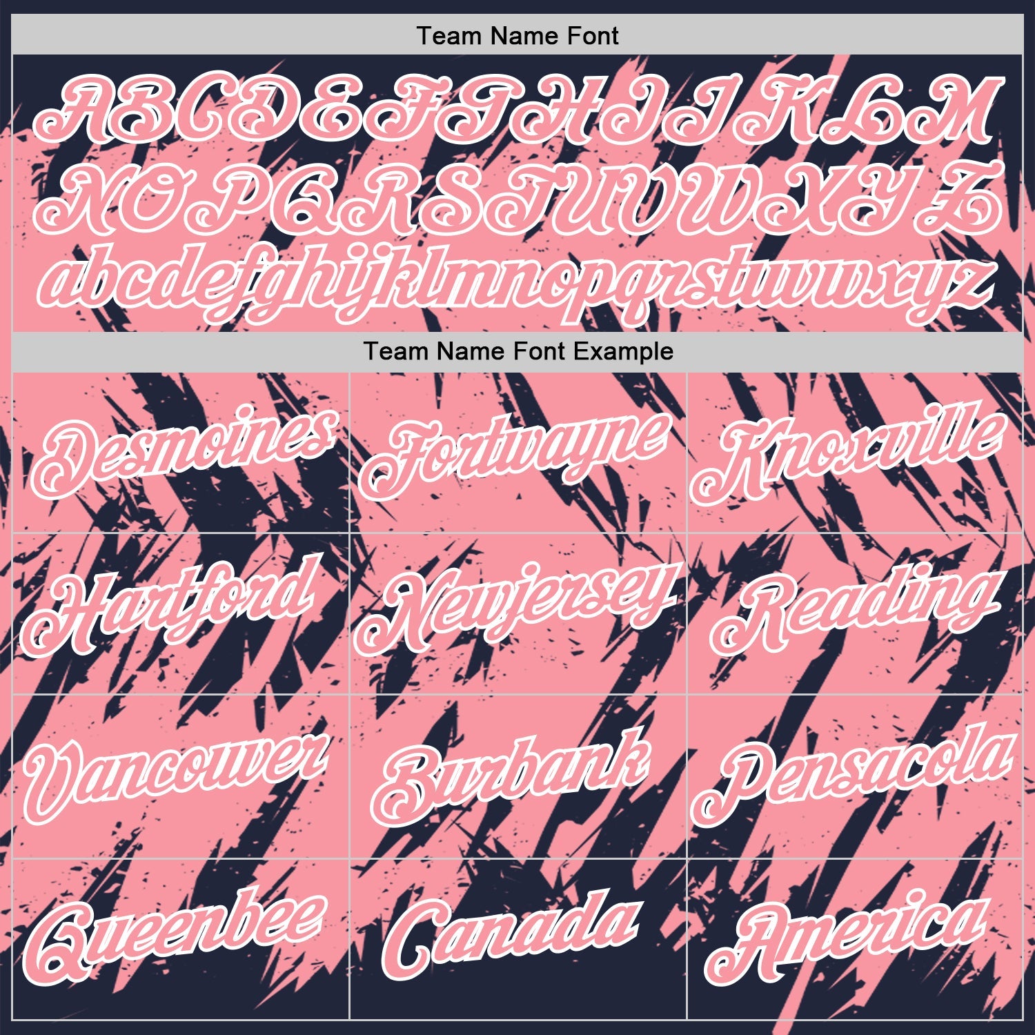 Custom Navy Medium Pink-White Torn Sharp Brush Stroke Splatter Performance T-Shirt view 3