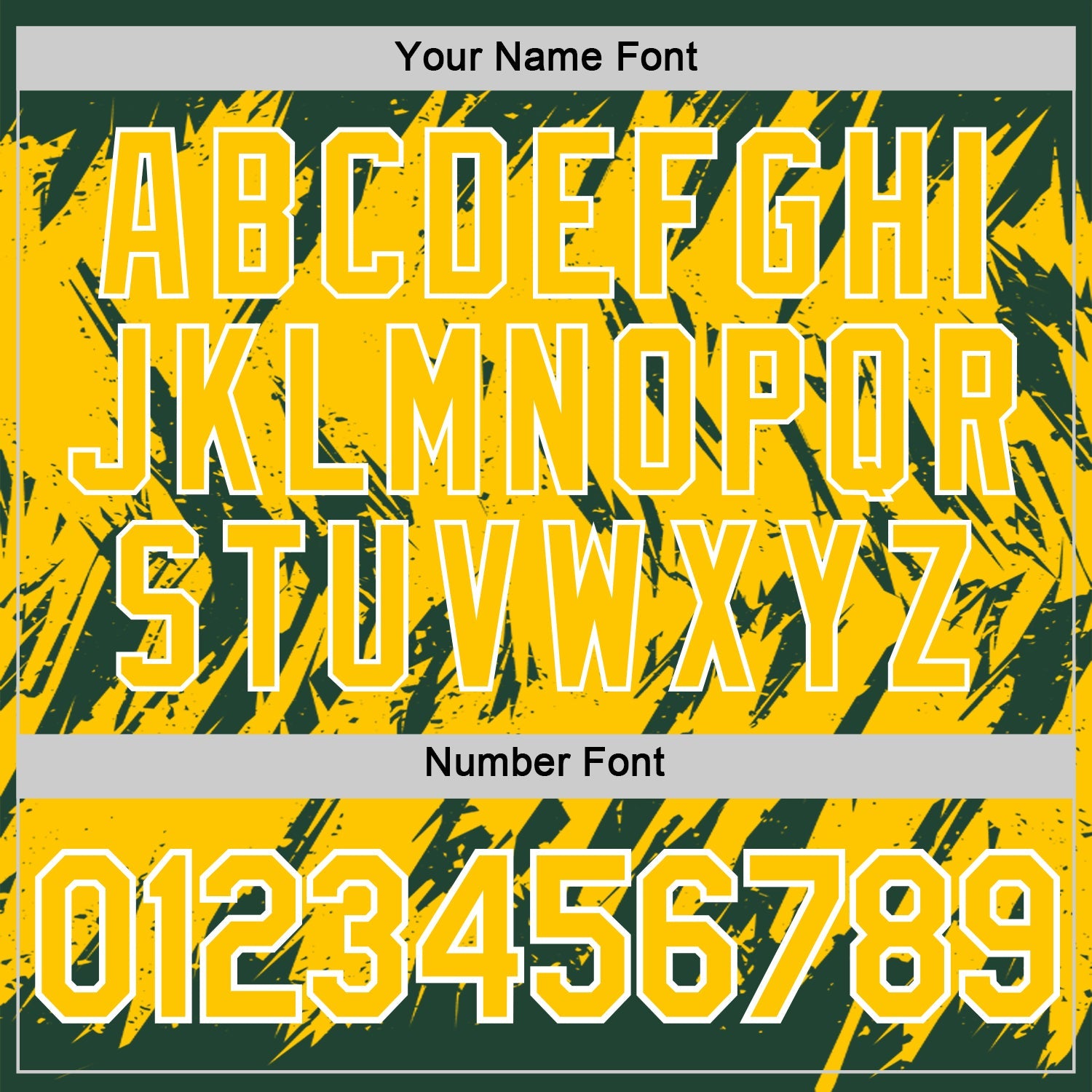 Custom Green Yellow-White Torn Sharp Brush Stroke Splatter Performance T-Shirt view 4