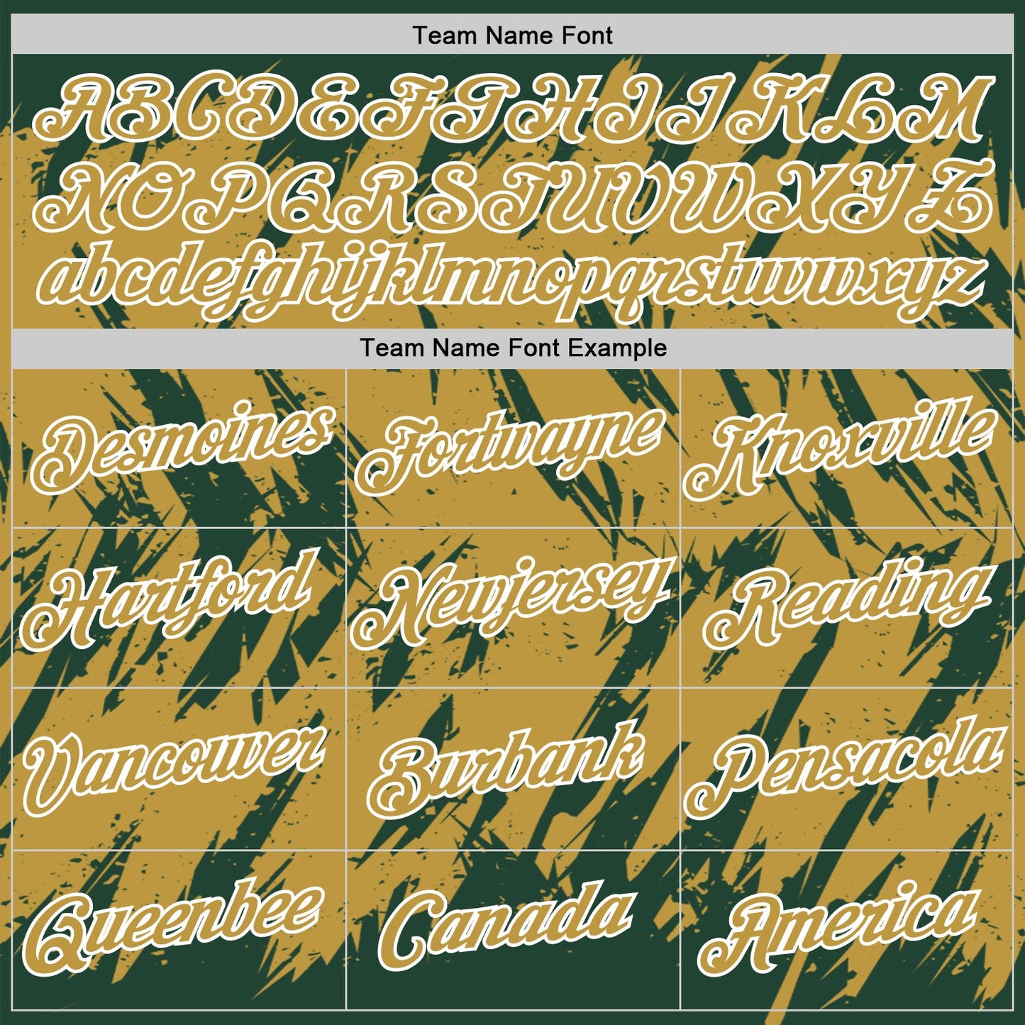 Custom Green Old Gold-White Torn Sharp Brush Stroke Splatter Performance T-Shirt view 3
