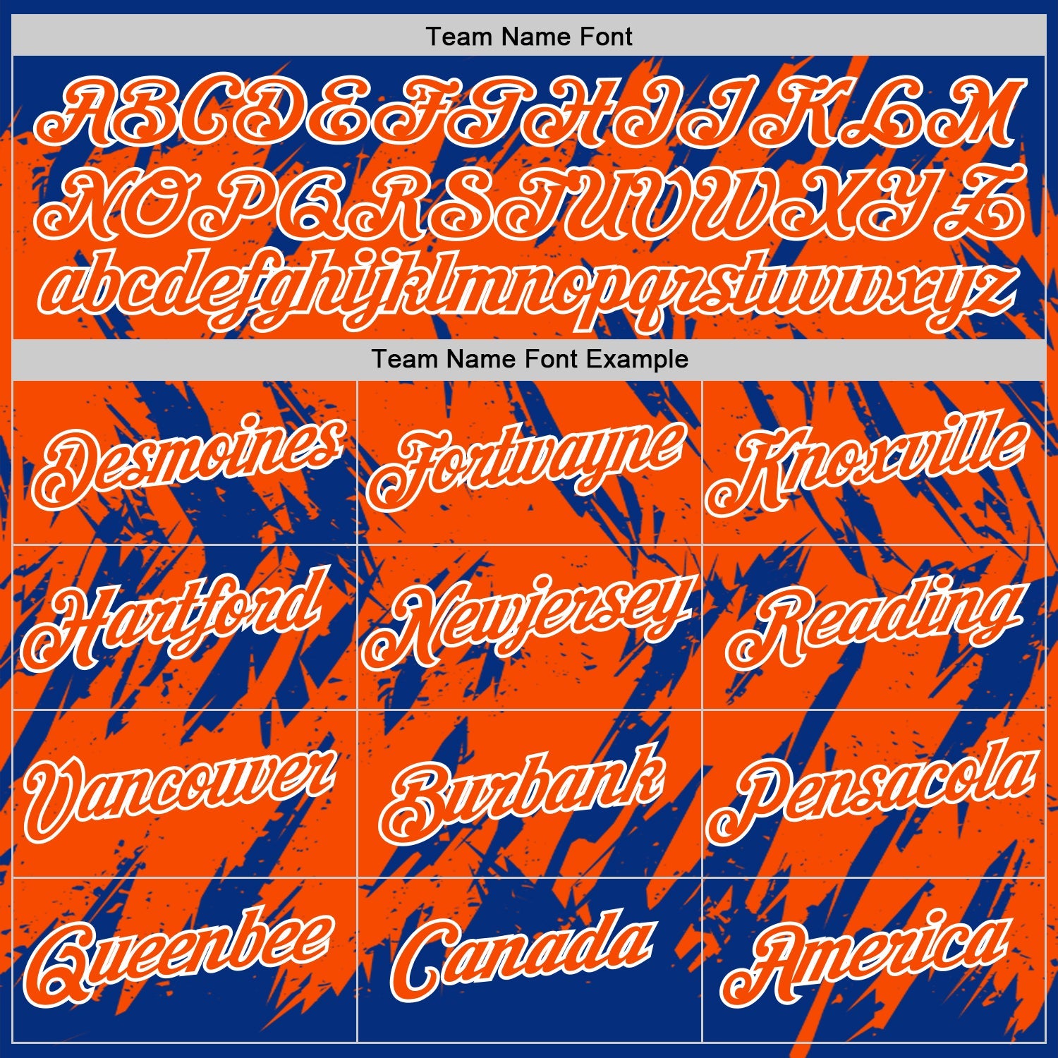 Custom Royal Orange-White Torn Sharp Brush Stroke Splatter Performance T-Shirt view 3
