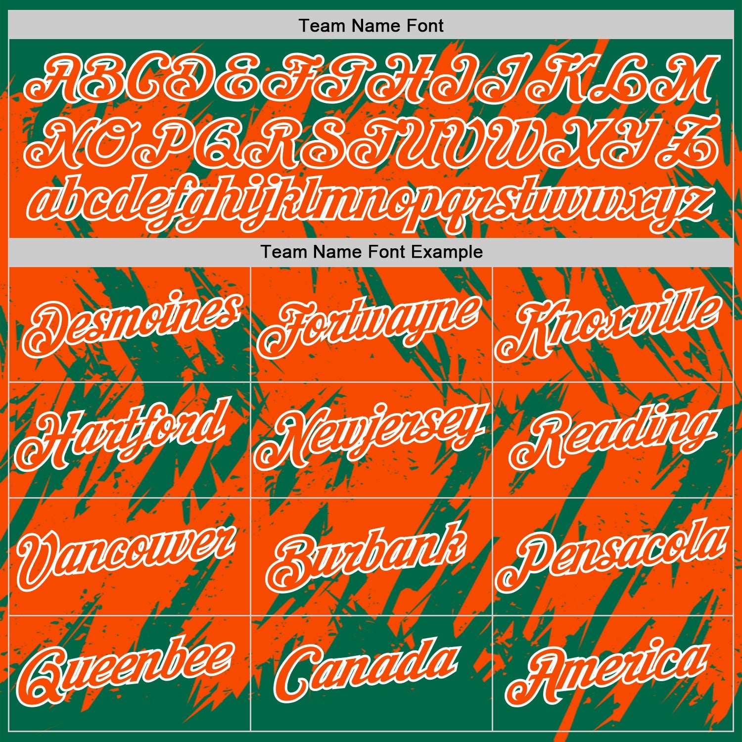 Custom Kelly Green Orange-White Torn Sharp Brush Stroke Splatter Performance T-Shirt view 3