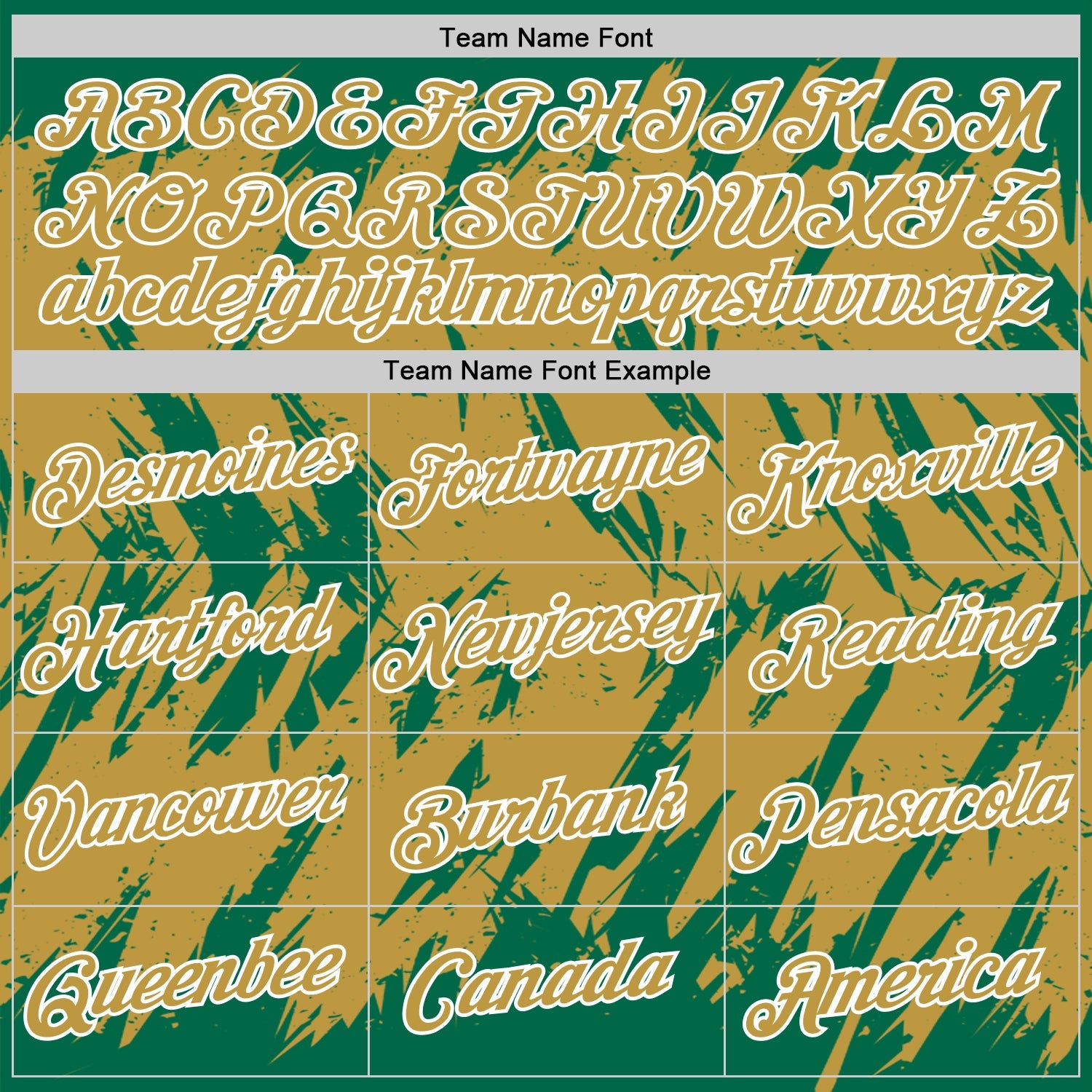 Custom Kelly Green Old Gold-White Torn Sharp Brush Stroke Splatter Performance T-Shirt view 3