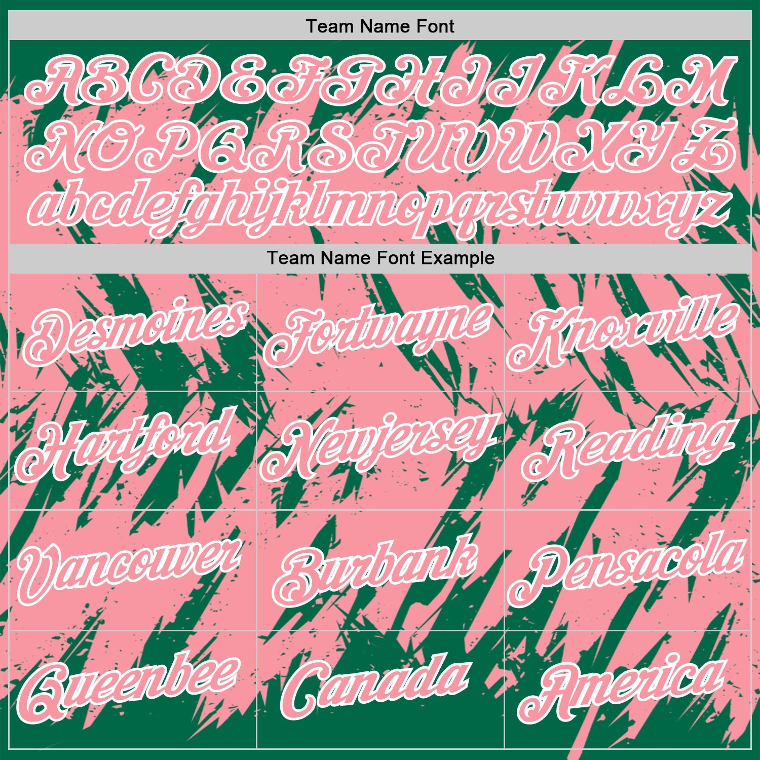 Custom Kelly Green Medium Pink-White Torn Sharp Brush Stroke Splatter Performance T-Shirt view 3