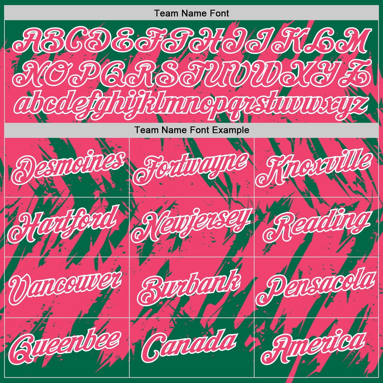 Custom Kelly Green Neon Pink-White Torn Sharp Brush Stroke Splatter Performance T-Shirt view 3