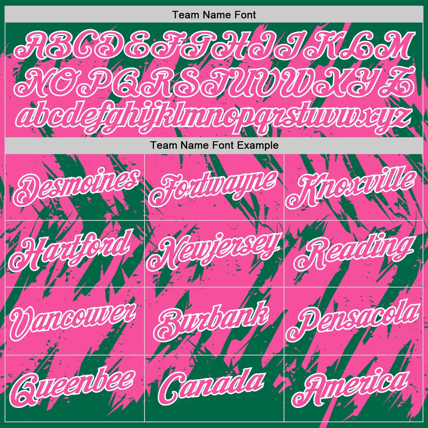 Custom Kelly Green Pink-White Torn Sharp Brush Stroke Splatter Performance T-Shirt view 3