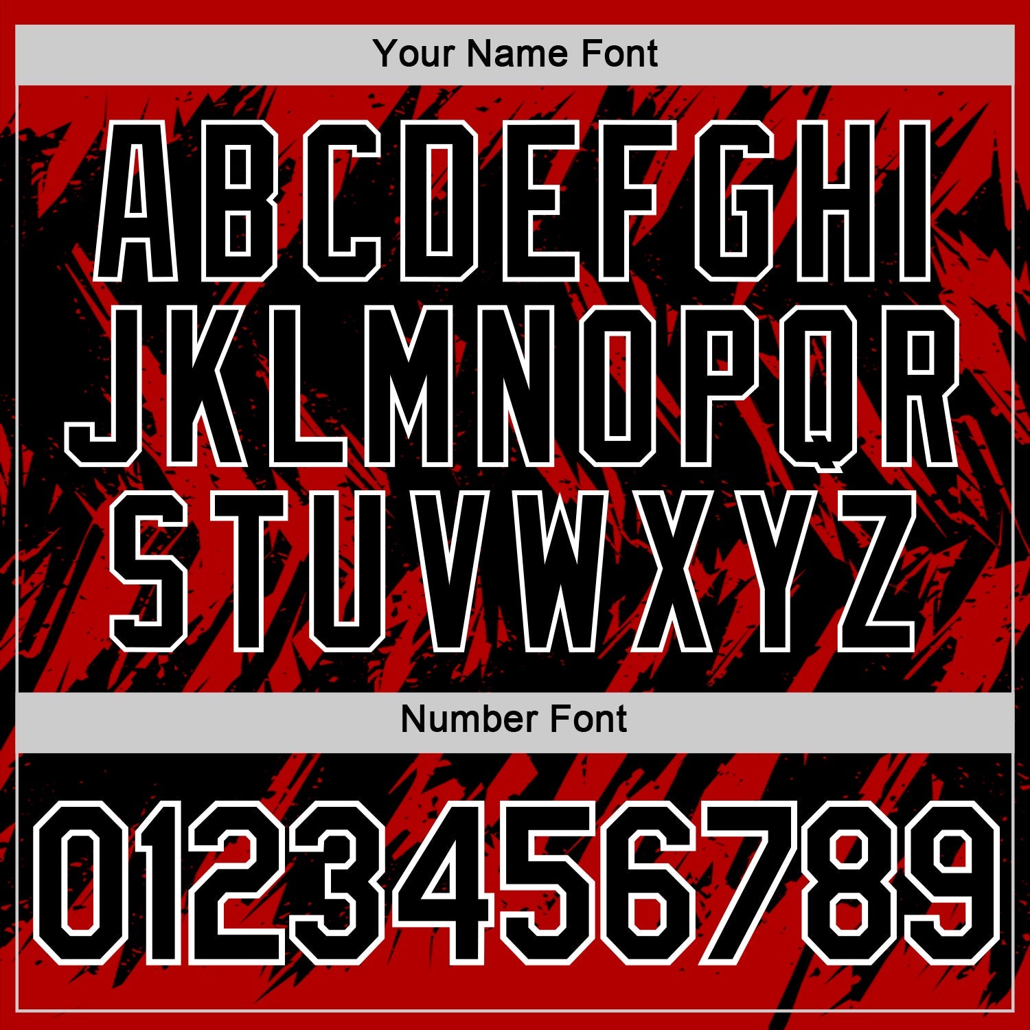 Custom Red Black-White Torn Sharp Brush Stroke Splatter Performance T-Shirt view 4