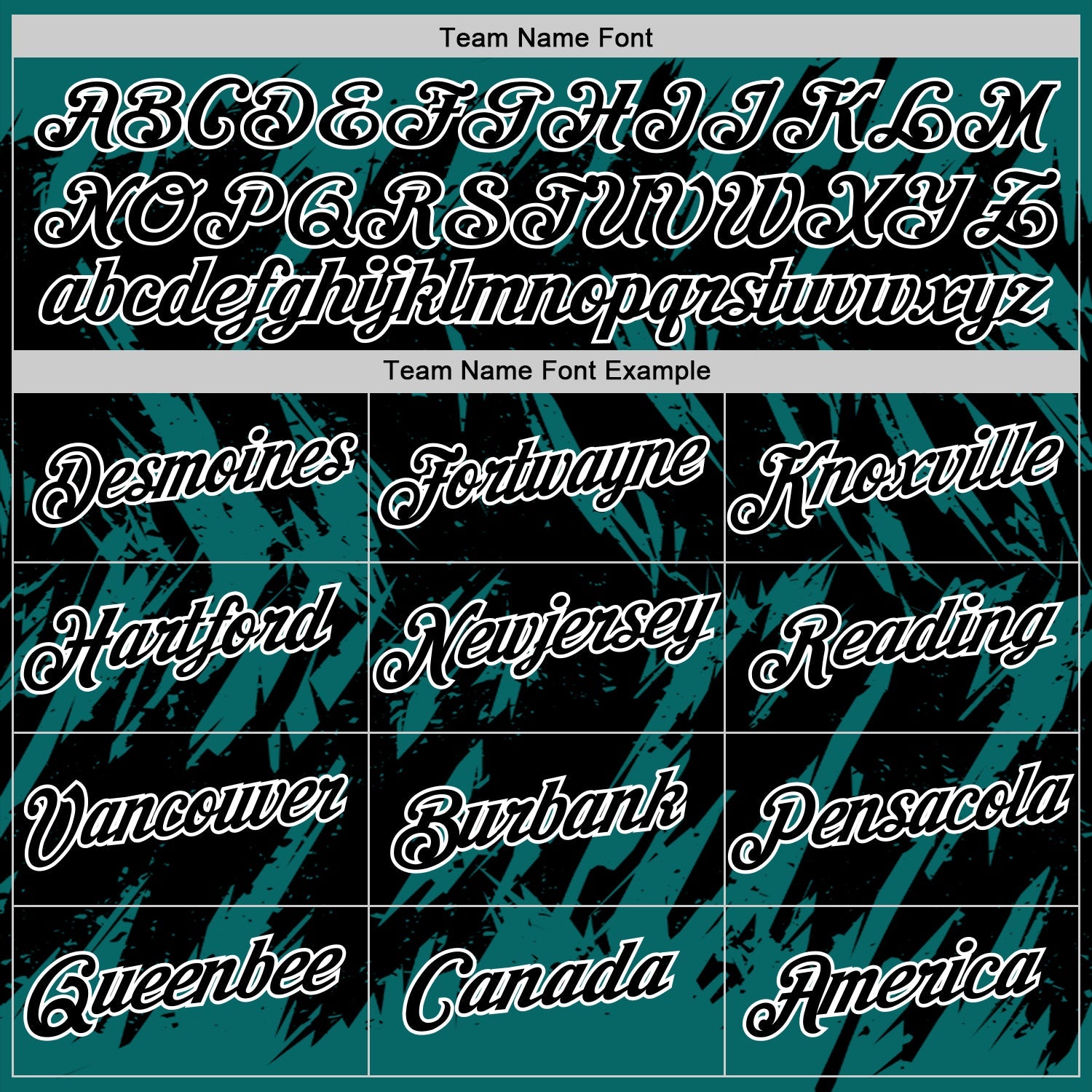 Custom Teal Black-White Torn Sharp Brush Stroke Splatter Performance T-Shirt view 3