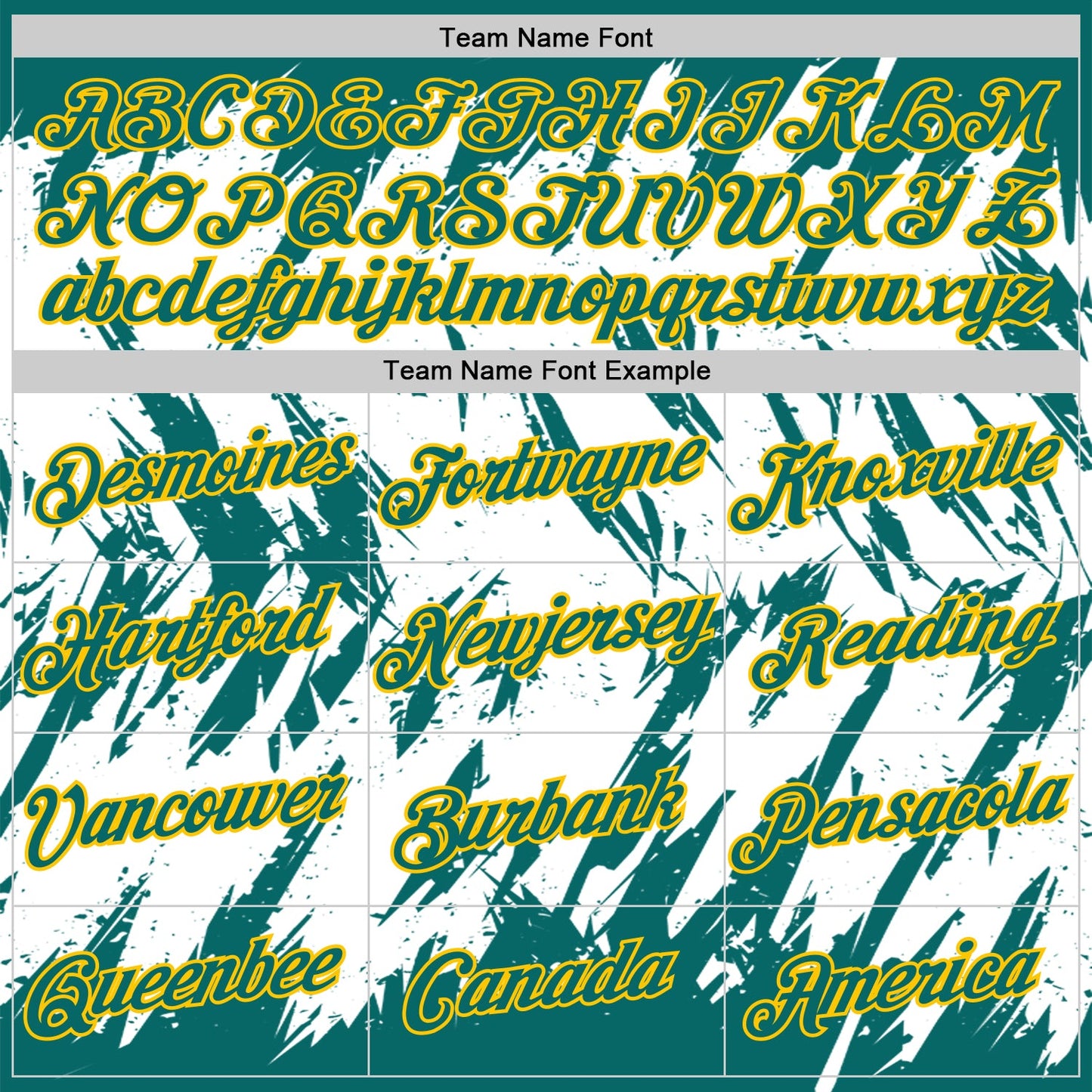 Custom Teal White-Yellow Torn Sharp Brush Stroke Splatter Performance T-Shirt view 3