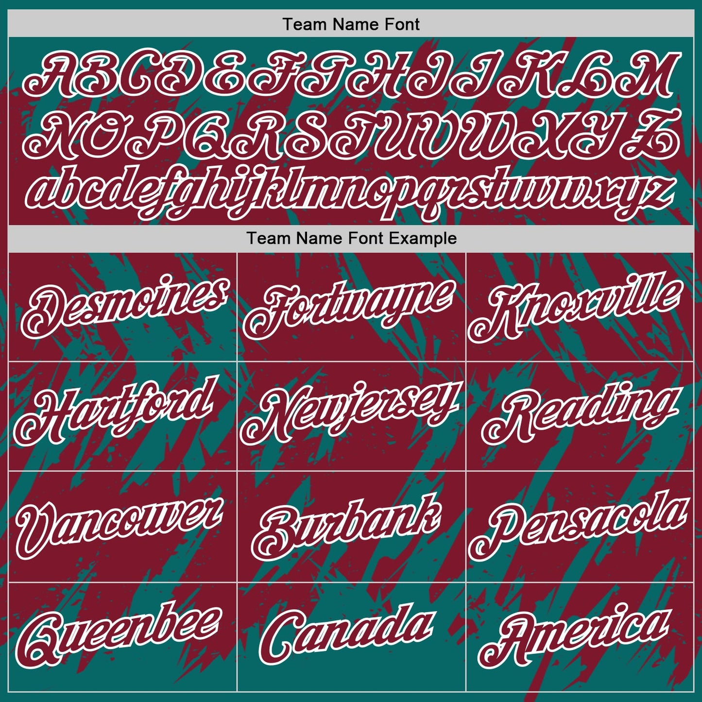 Custom Teal Crimson-White Torn Sharp Brush Stroke Splatter Performance T-Shirt view 3