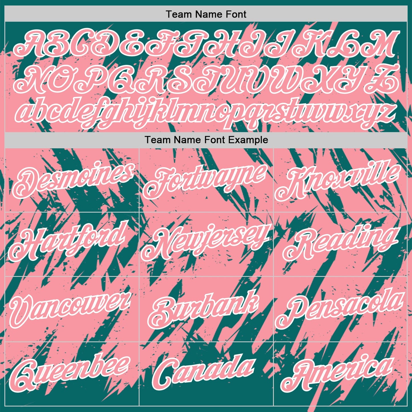 Custom Teal Medium Pink-White Torn Sharp Brush Stroke Splatter Performance T-Shirt view 3
