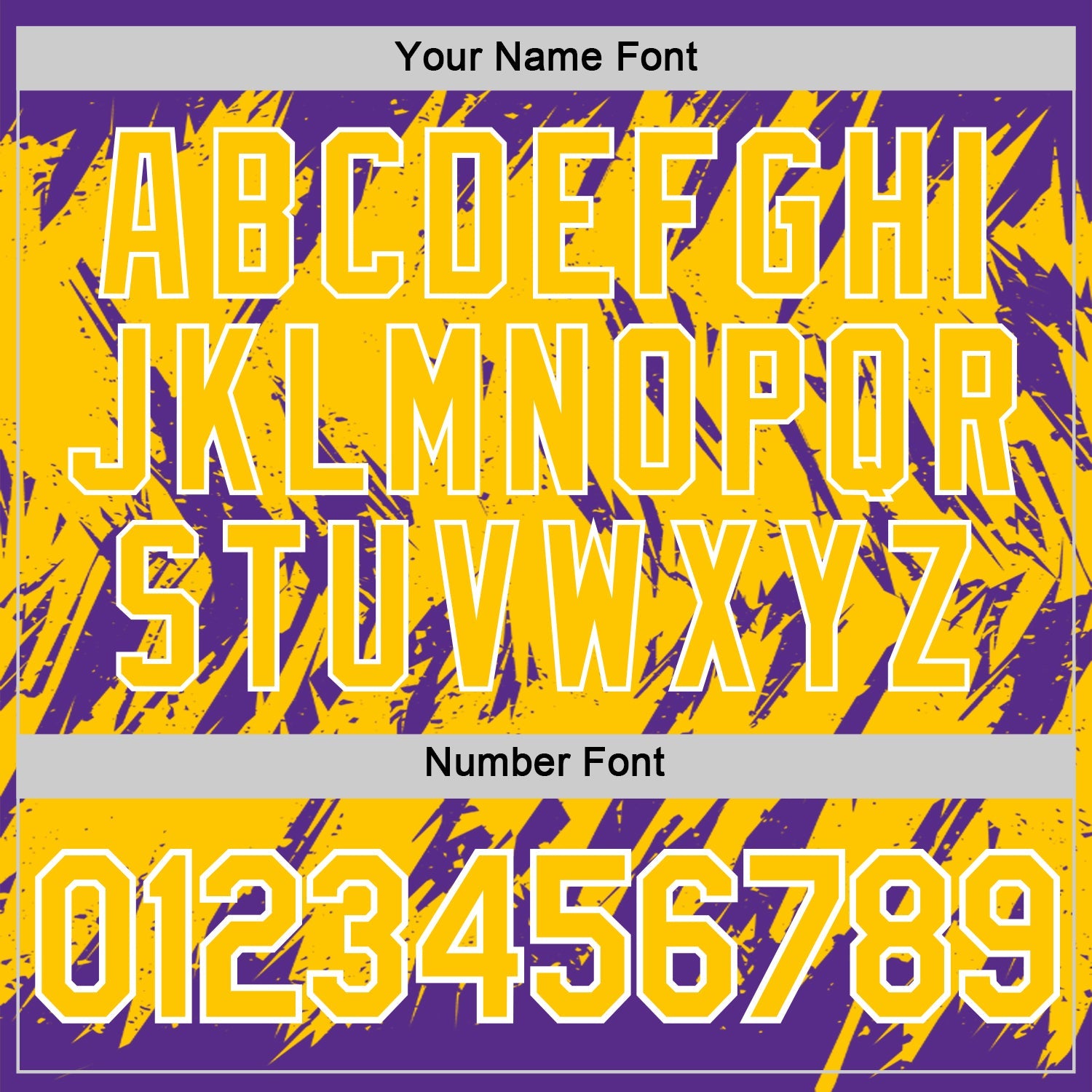 Custom Purple Yellow-White Torn Sharp Brush Stroke Splatter Performance T-Shirt view 4