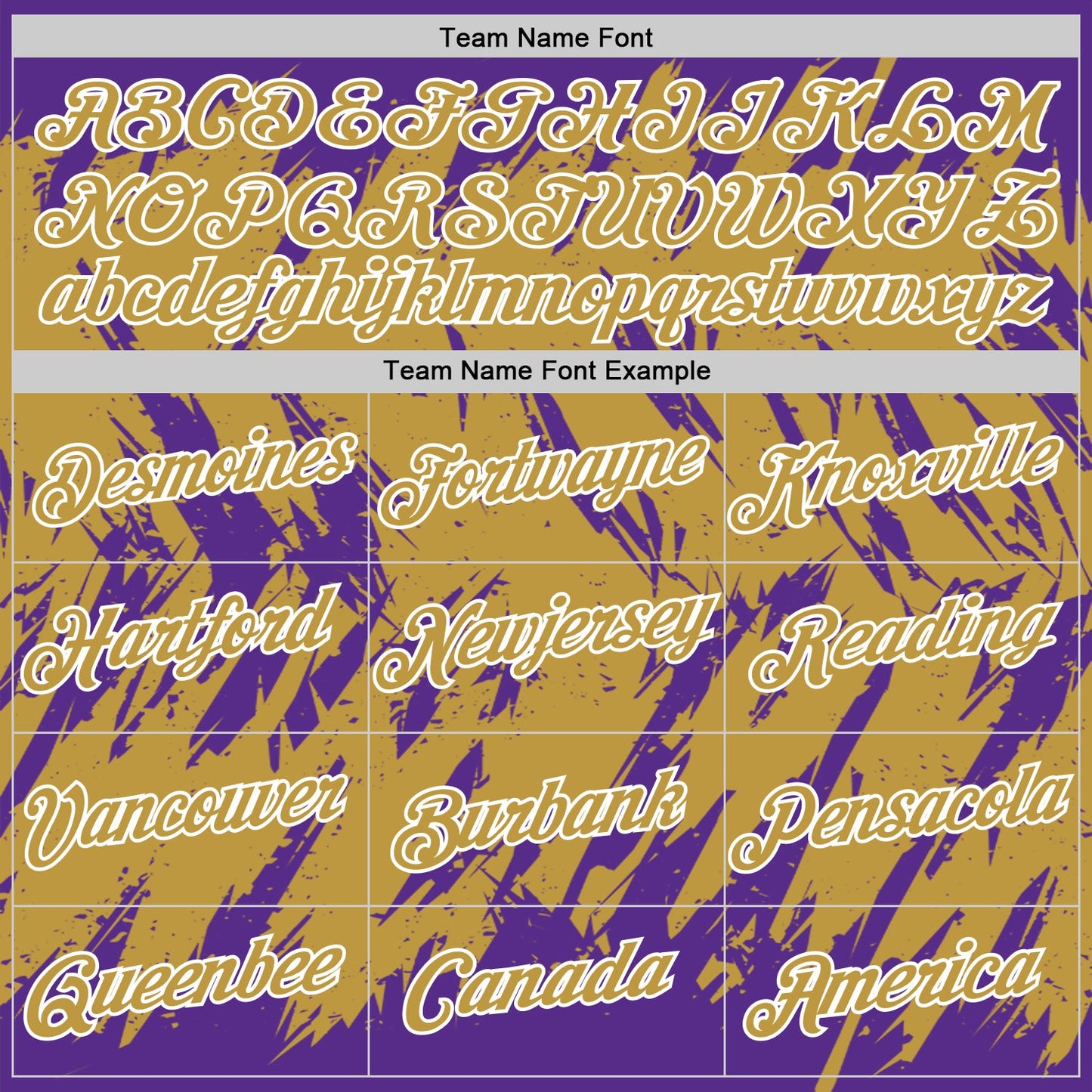 Custom Purple Old Gold-White Torn Sharp Brush Stroke Splatter Performance T-Shirt view 3