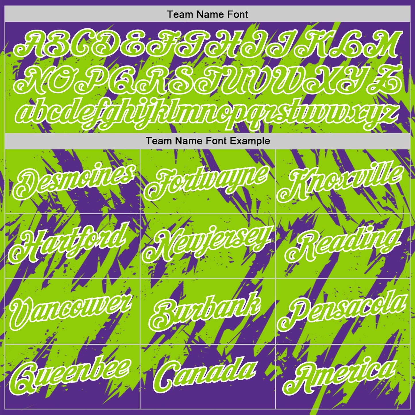 Custom Purple Neon Green-White Torn Sharp Brush Stroke Splatter Performance T-Shirt view 3