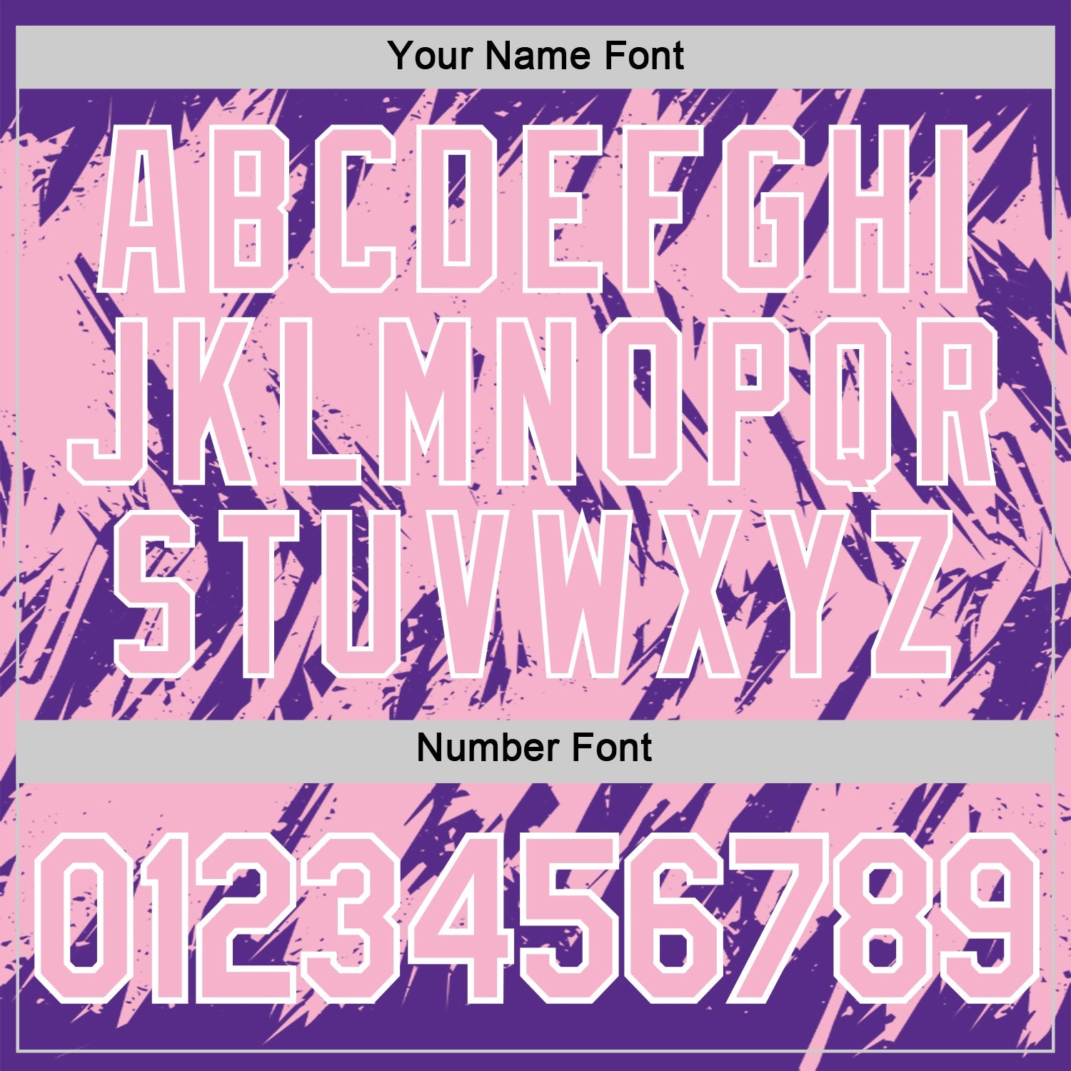 Custom Purple Light Pink-White Torn Sharp Brush Stroke Splatter Performance T-Shirt view 4