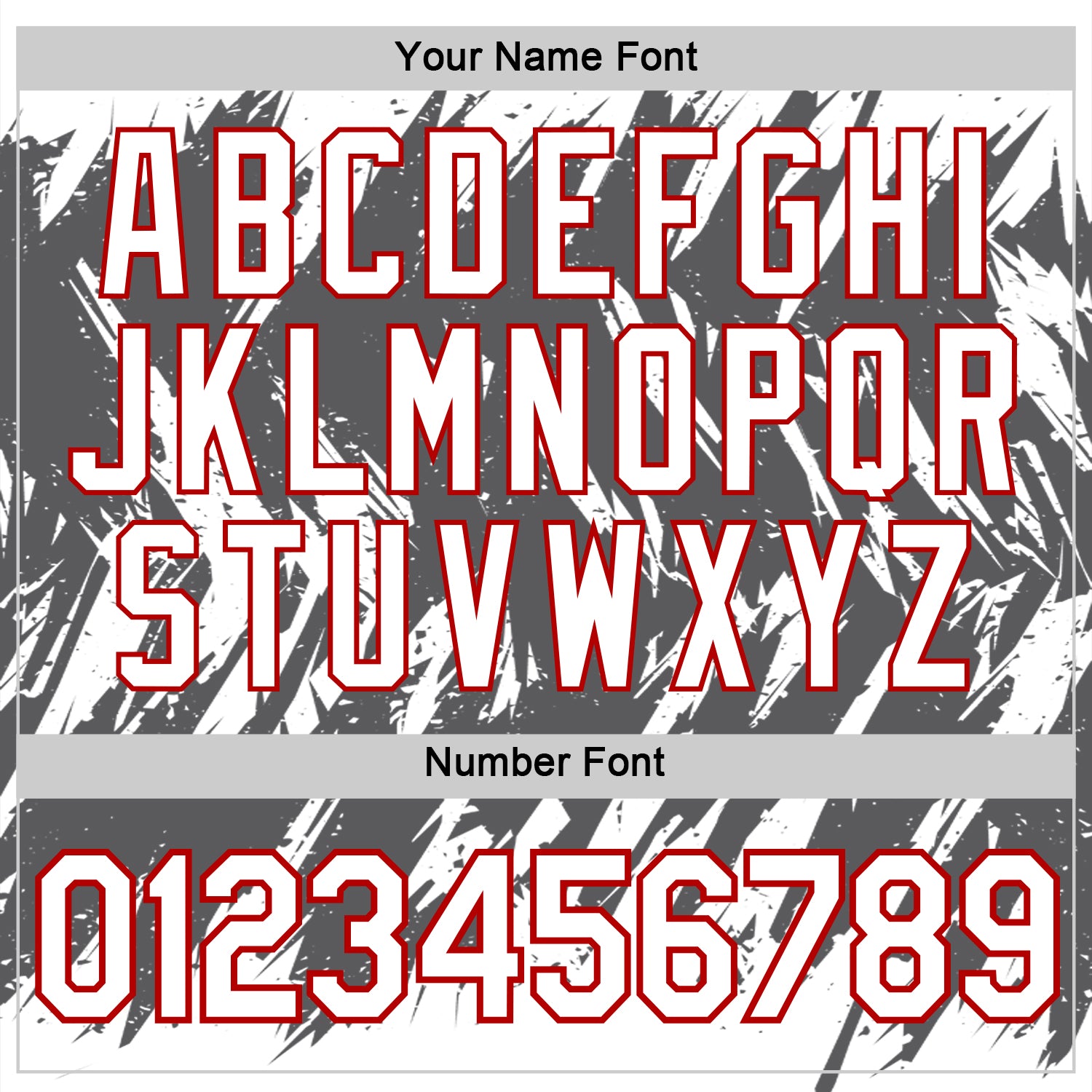 Custom White Steel Gray-Red Torn Sharp Brush Stroke Splatter Performance T-Shirt view 4
