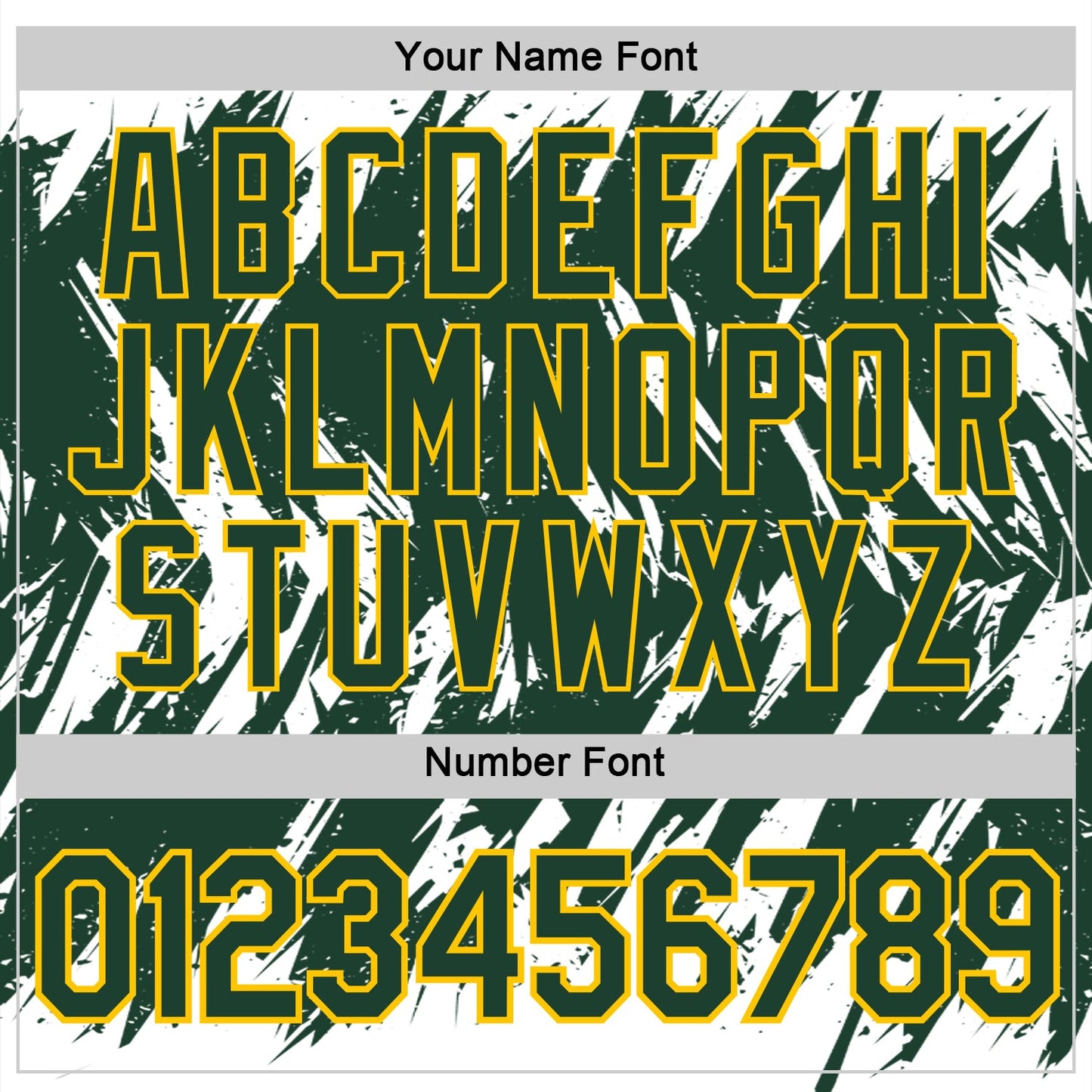 Custom White Green-Yellow Torn Sharp Brush Stroke Splatter Performance T-Shirt view 4
