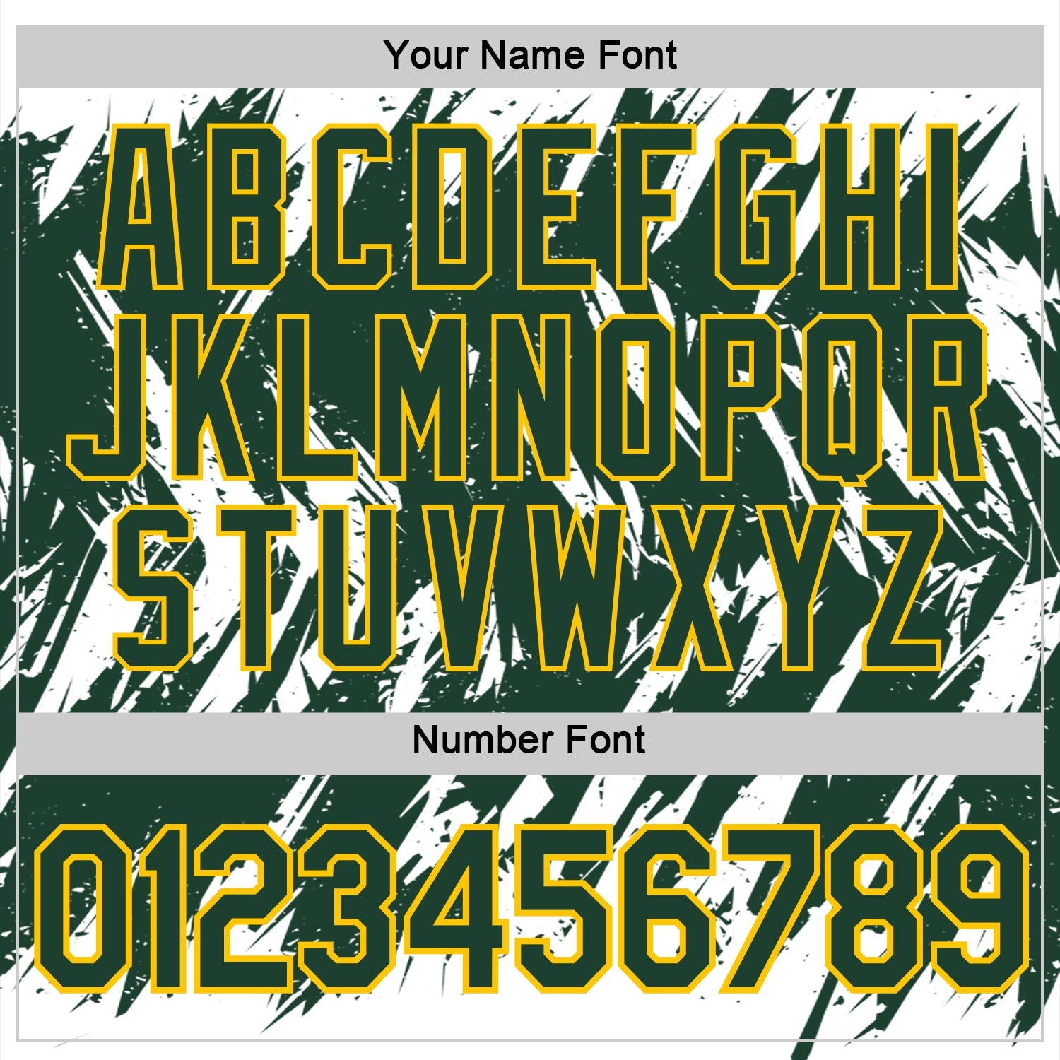Custom White Green-Yellow Torn Sharp Brush Stroke Splatter Performance T-Shirt view 4