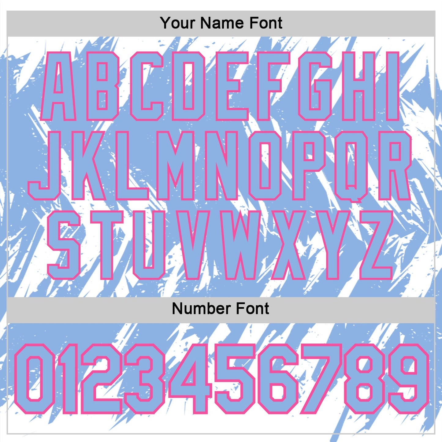 Custom White Light Blue-Pink Torn Sharp Brush Stroke Splatter Performance T-Shirt view 4
