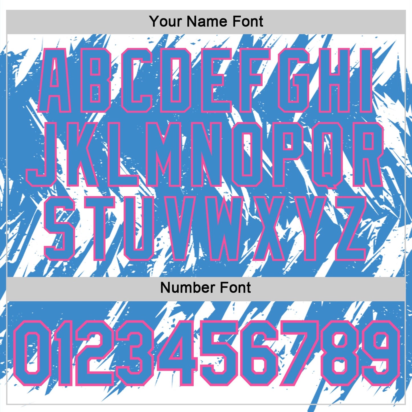 Custom White Powder Blue-Pink Torn Sharp Brush Stroke Splatter Performance T-Shirt view 4
