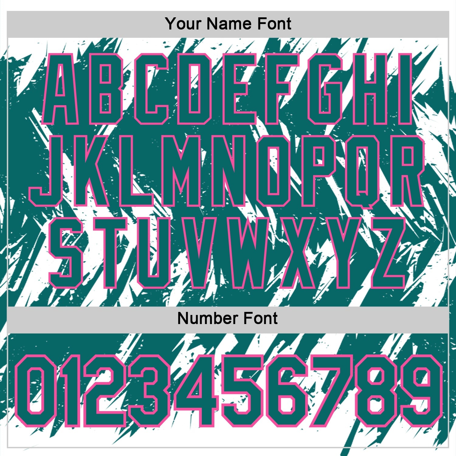Custom White Teal-Pink Torn Sharp Brush Stroke Splatter Performance T-Shirt view 4