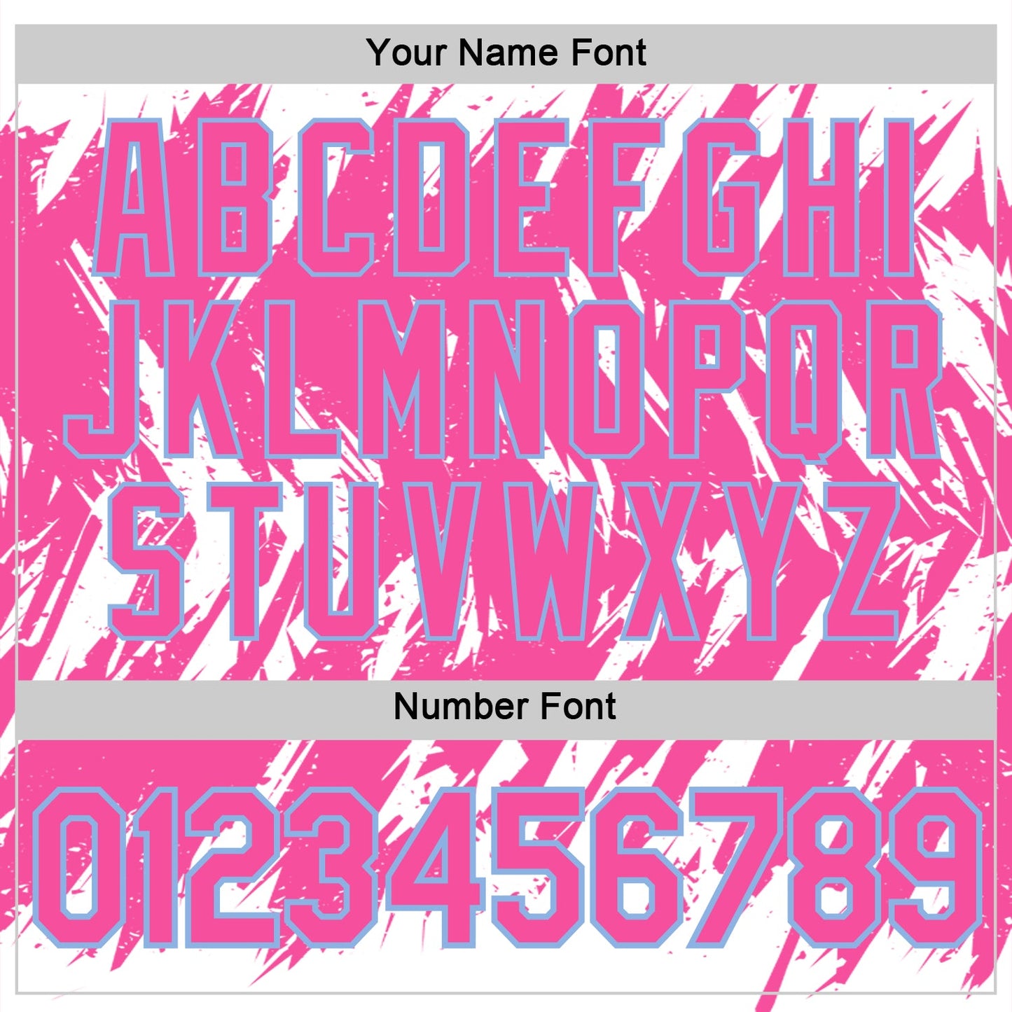 Custom White Pink-Light Blue Torn Sharp Brush Stroke Splatter Performance T-Shirt view 4