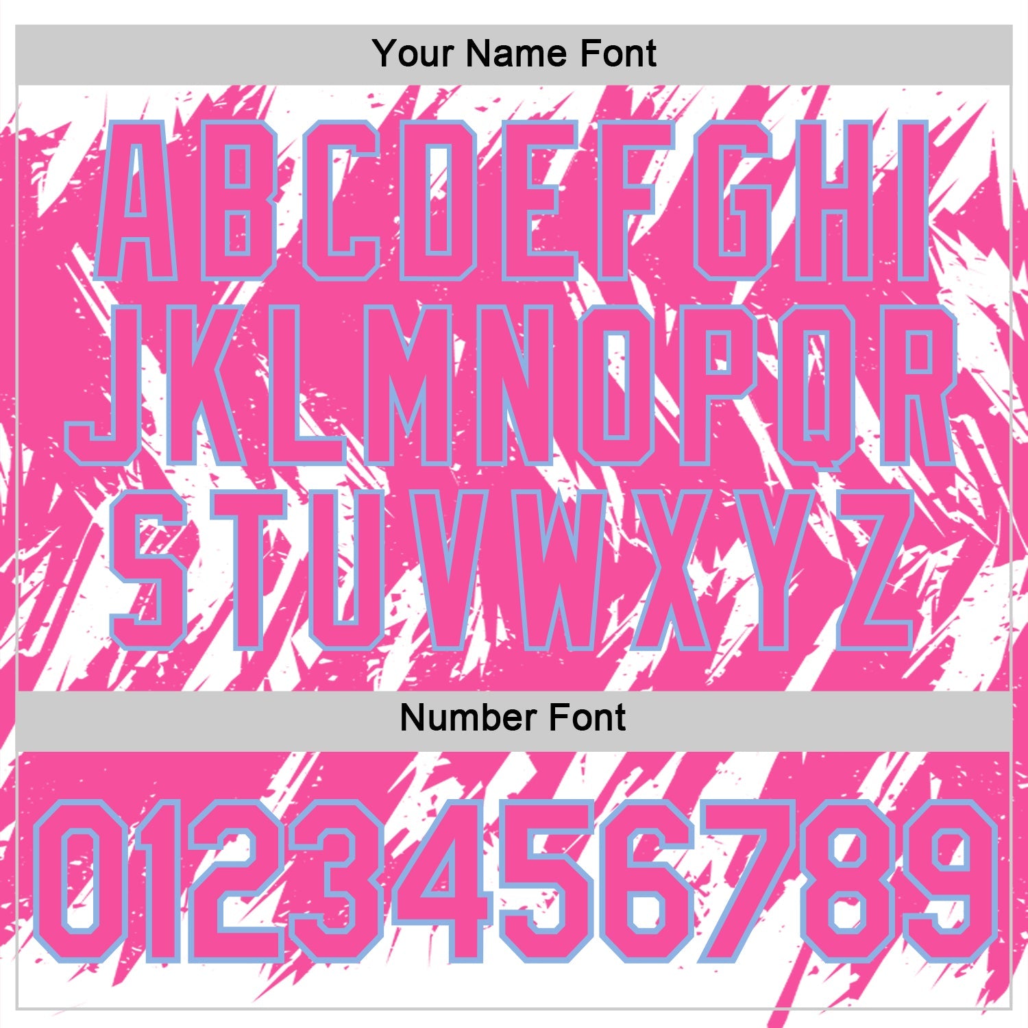 Custom White Pink-Light Blue Torn Sharp Brush Stroke Splatter Performance T-Shirt view 4