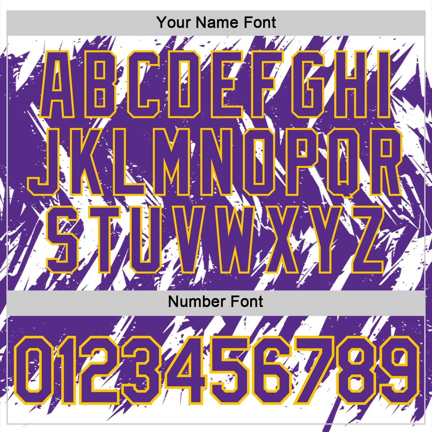 Custom White Purple-Yellow Torn Sharp Brush Stroke Splatter Performance T-Shirt view 4