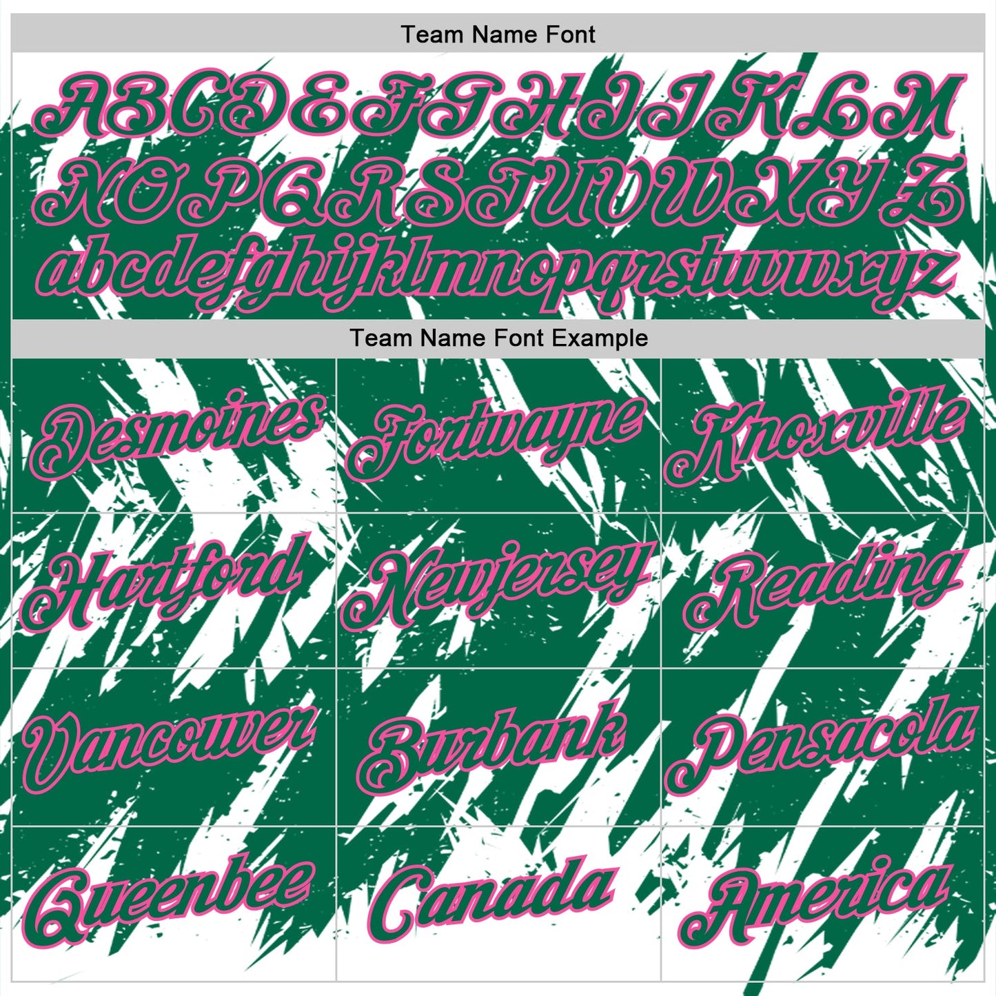 Custom White Kelly Green-Pink Torn Sharp Brush Stroke Splatter Performance T-Shirt view 3