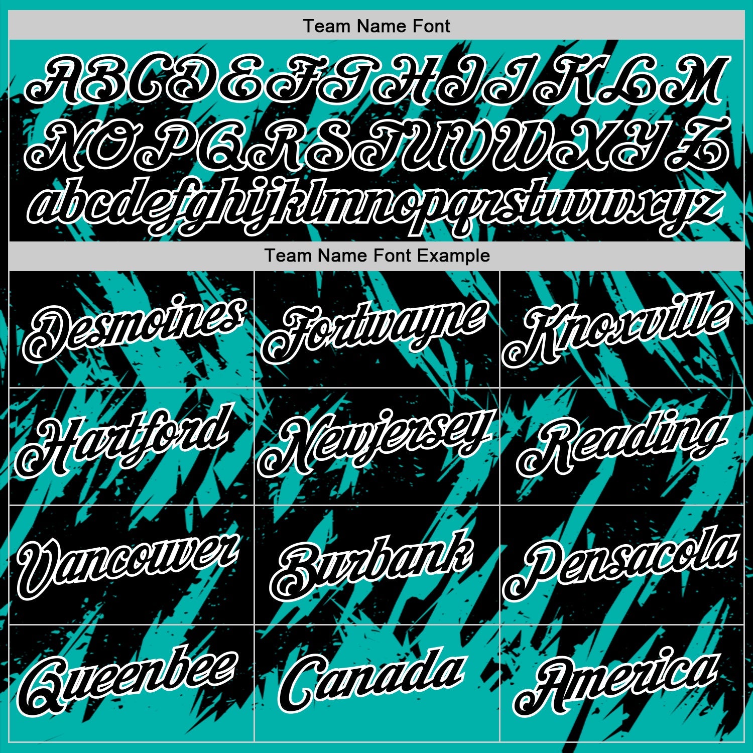 Custom Aqua Black-White Torn Sharp Brush Stroke Splatter Performance T-Shirt view 3
