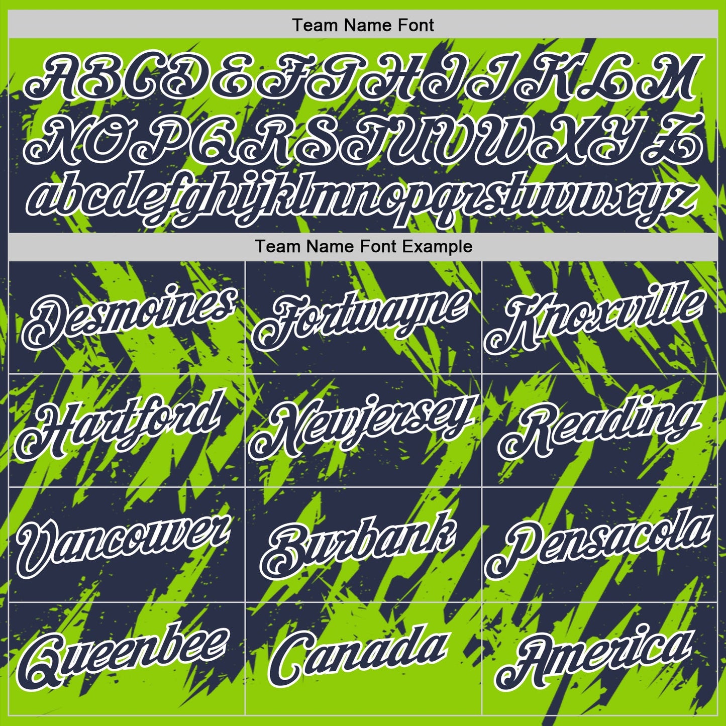 Custom Neon Green Navy-White Torn Sharp Brush Stroke Splatter Performance T-Shirt view 3