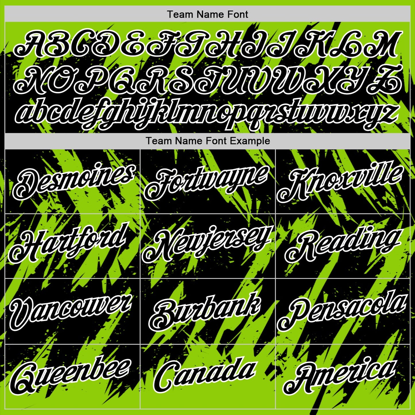 Custom Neon Green Black-White Torn Sharp Brush Stroke Splatter Performance T-Shirt view 3