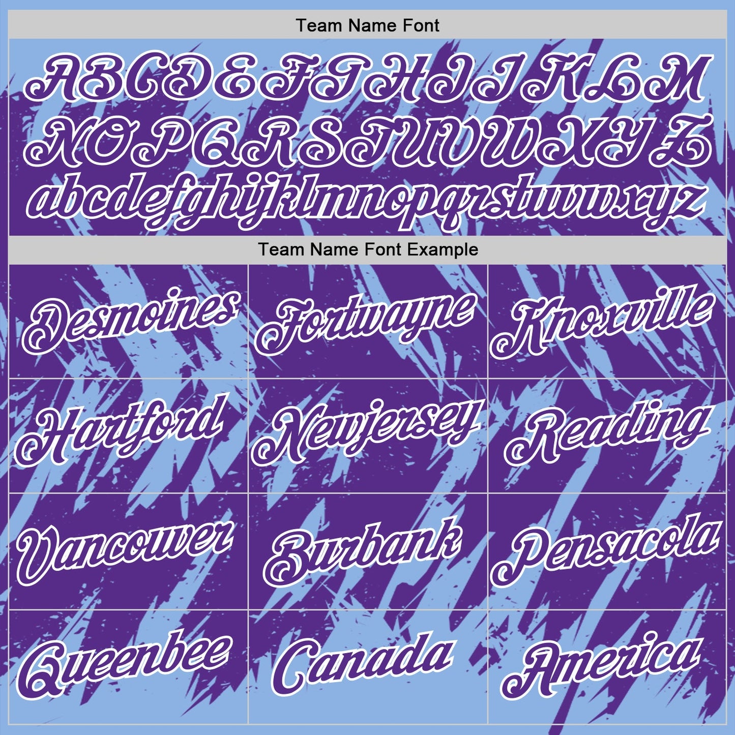 Custom Light Blue Purple-White Torn Sharp Brush Stroke Splatter Performance T-Shirt view 3