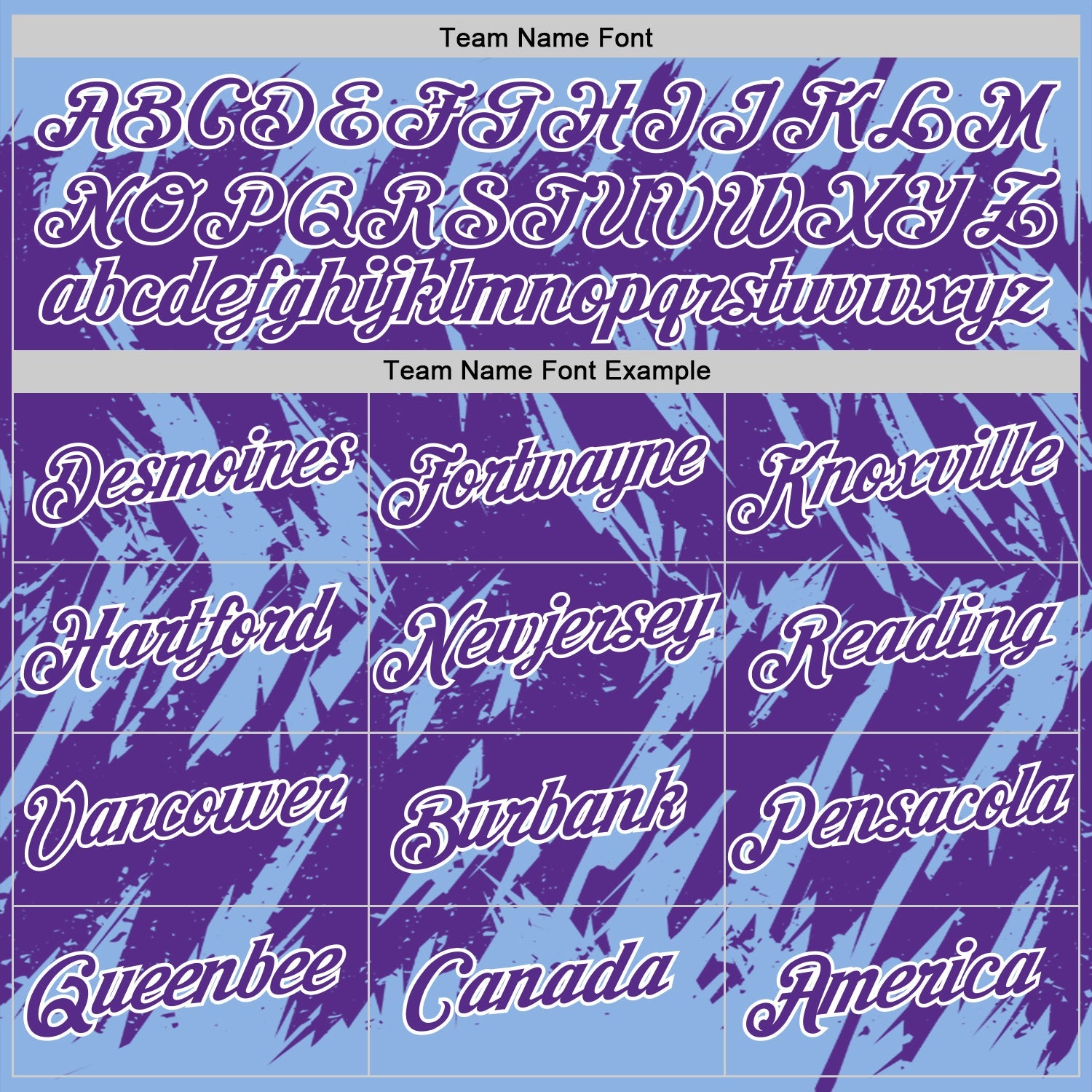 Custom Light Blue Purple-White Torn Sharp Brush Stroke Splatter Performance T-Shirt view 3