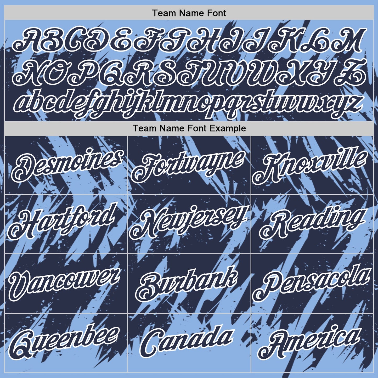 Custom Light Blue Navy-White Torn Sharp Brush Stroke Splatter Performance T-Shirt view 3