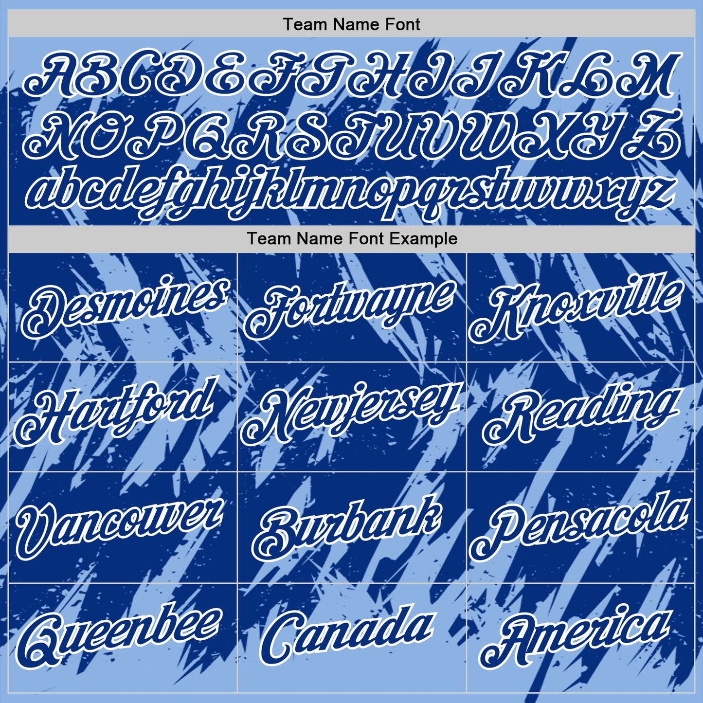 Custom Light Blue Royal-White Torn Sharp Brush Stroke Splatter Performance T-Shirt view 3