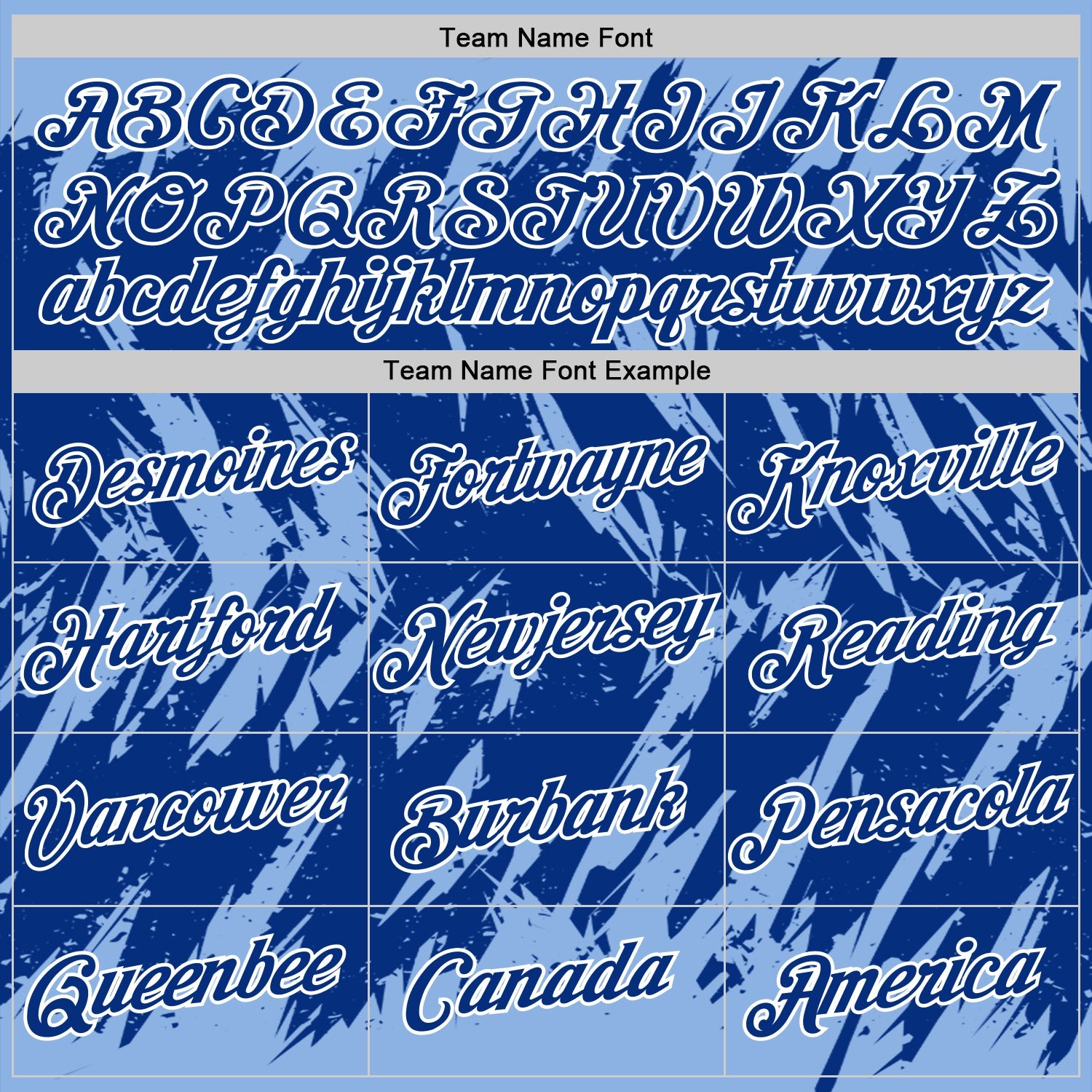 Custom Light Blue Royal-White Torn Sharp Brush Stroke Splatter Performance T-Shirt view 3