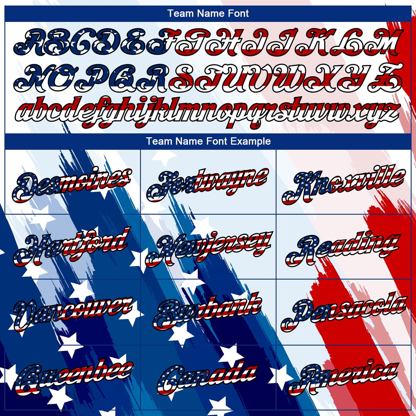 Custom White USA Flag Royal Red-Black 3D American Flag Fashion Performance T-Shirt view 4