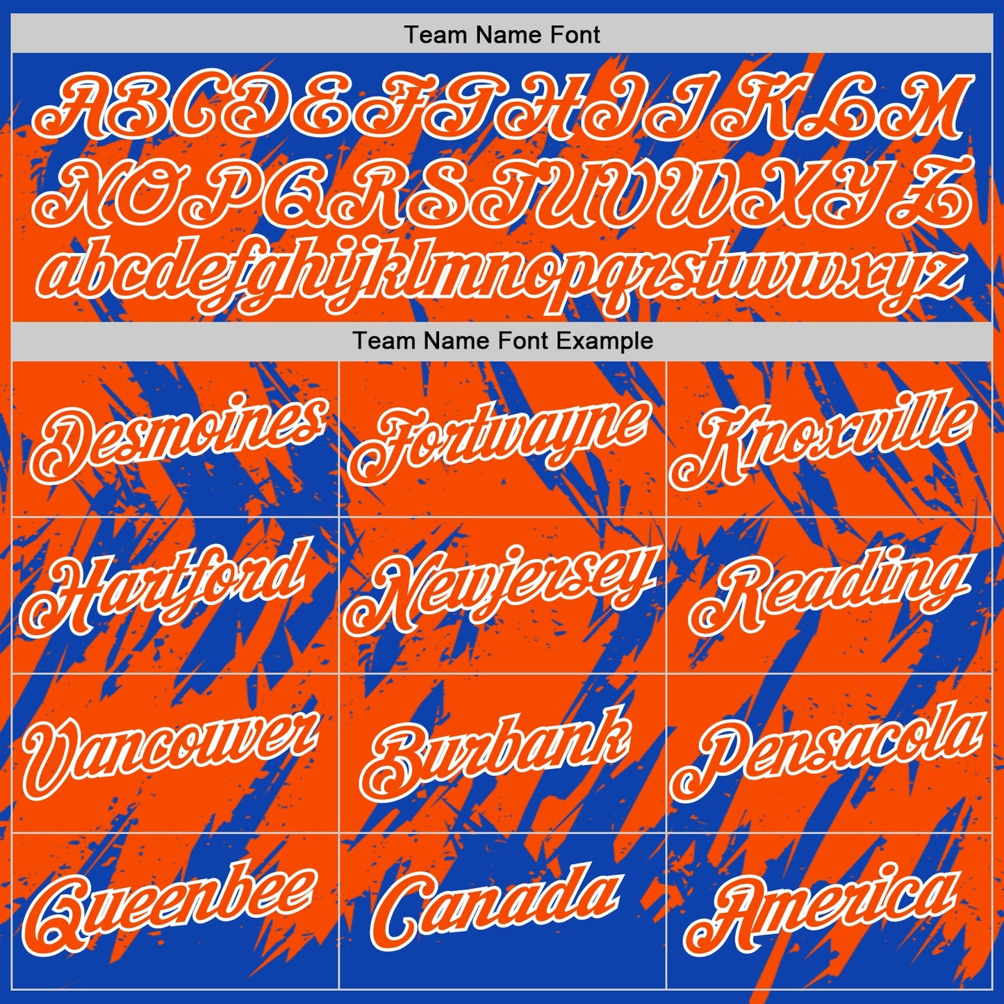 Custom Thunder Blue Orange-White Torn Sharp Brush Stroke Splatter Performance T-Shirt view 3