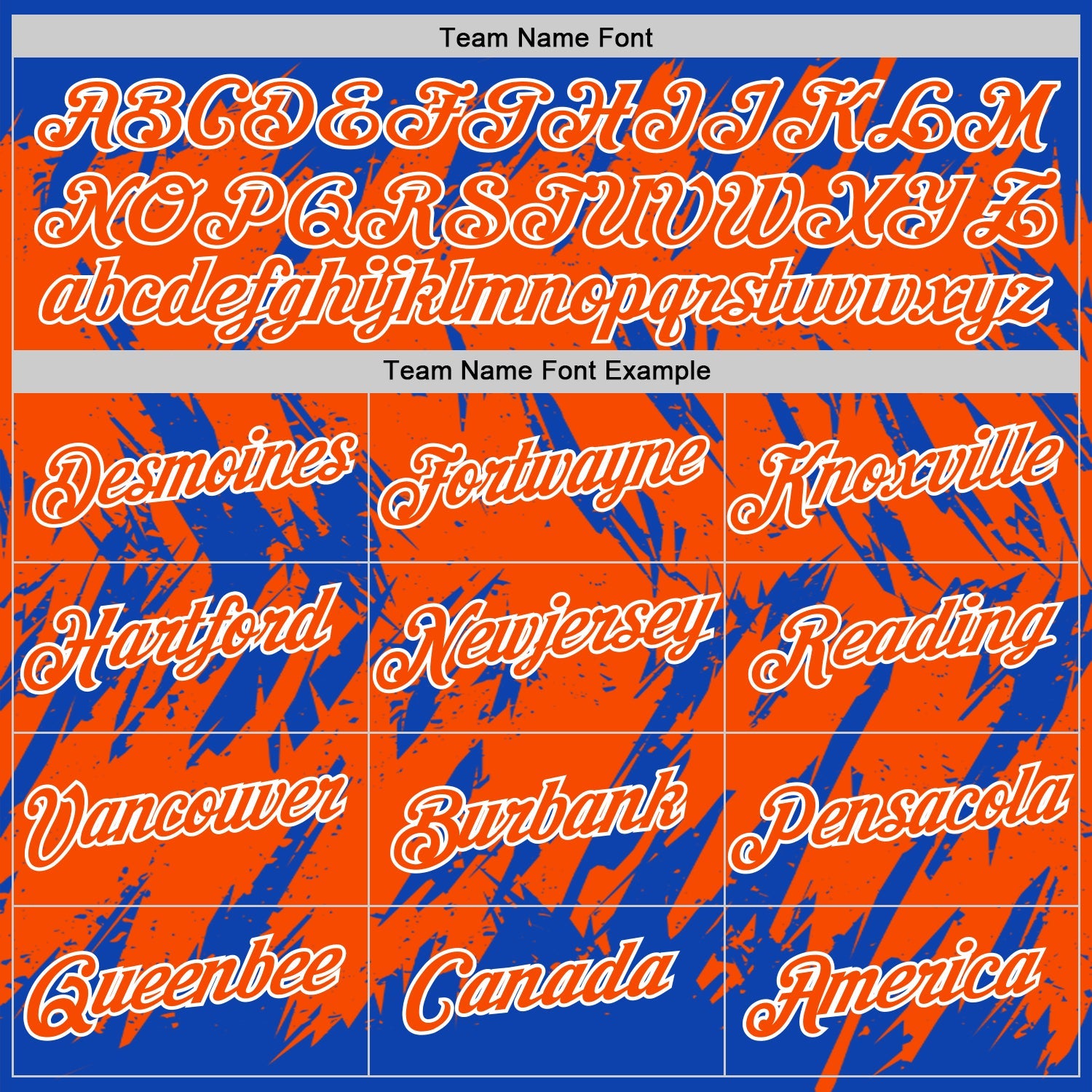 Custom Thunder Blue Orange-White Torn Sharp Brush Stroke Splatter Performance T-Shirt view 3